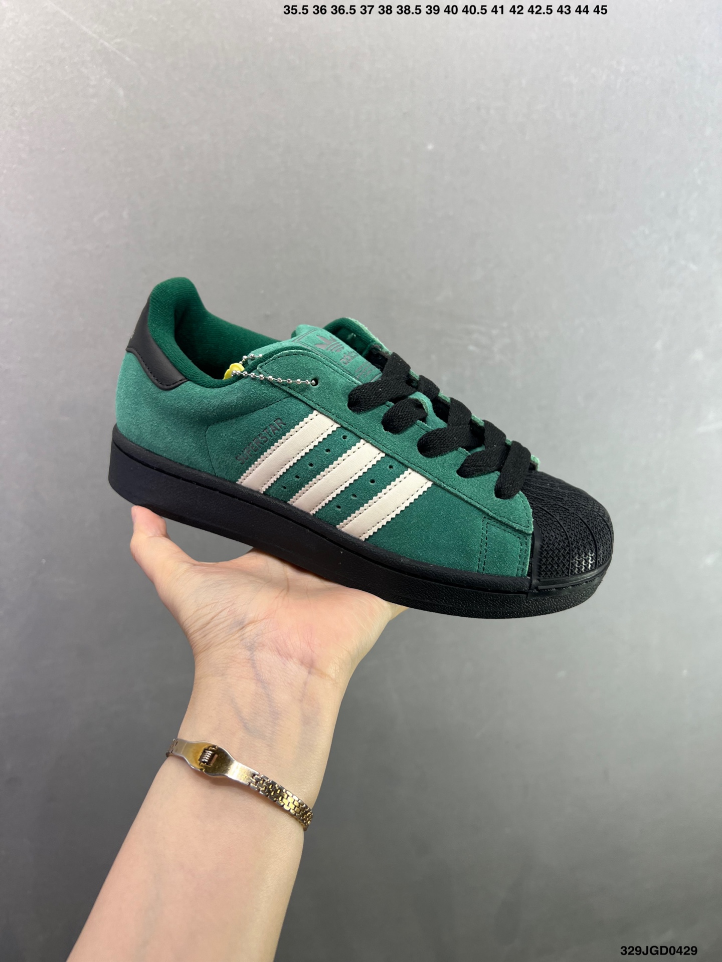 阿迪达斯/三叶草Adidas Originals Superstar II 经典贝壳头系列低帮百搭休闲运动板鞋 JH9977