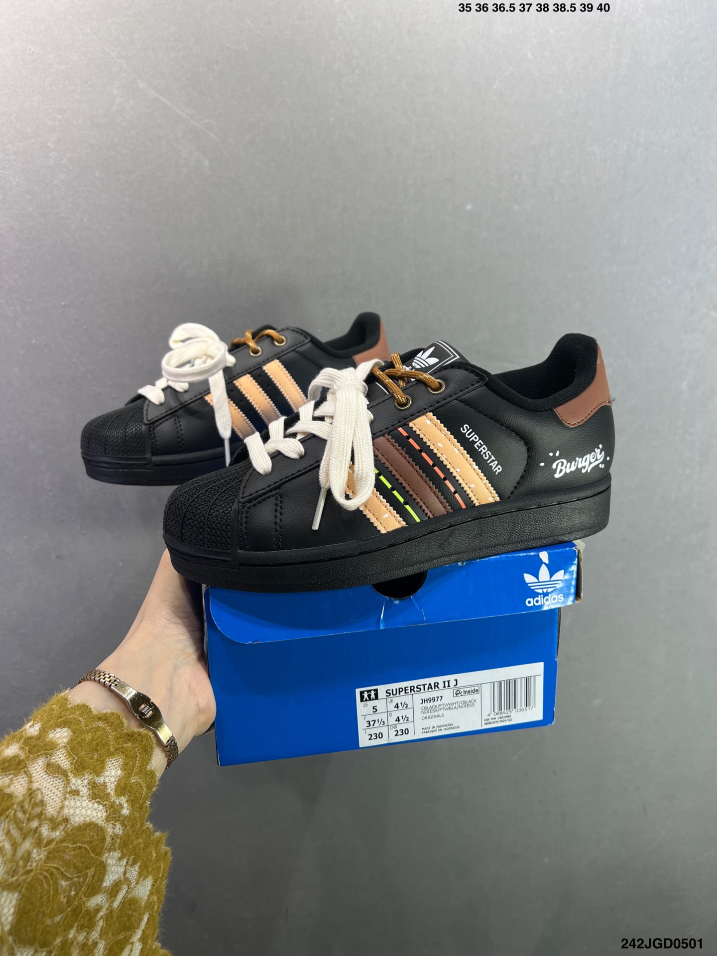 Adidas Originals SUPERSTAR II J 贝壳头系列 阿迪达斯 三叶草低帮经典百搭休闲运动板鞋 JH9977-Top High Quatity Cheap Sneakers Fashion Clothing Clothes Bags handbags Shoes of all Brand wholesale With The best Quality And Beautiful Price from China Factory Chinese suppliers wholesaler seller Adidas Originals SUPERSTAR II J 贝壳头系列 阿迪达斯 三叶草低帮经典百搭休闲运动板鞋 JH9977