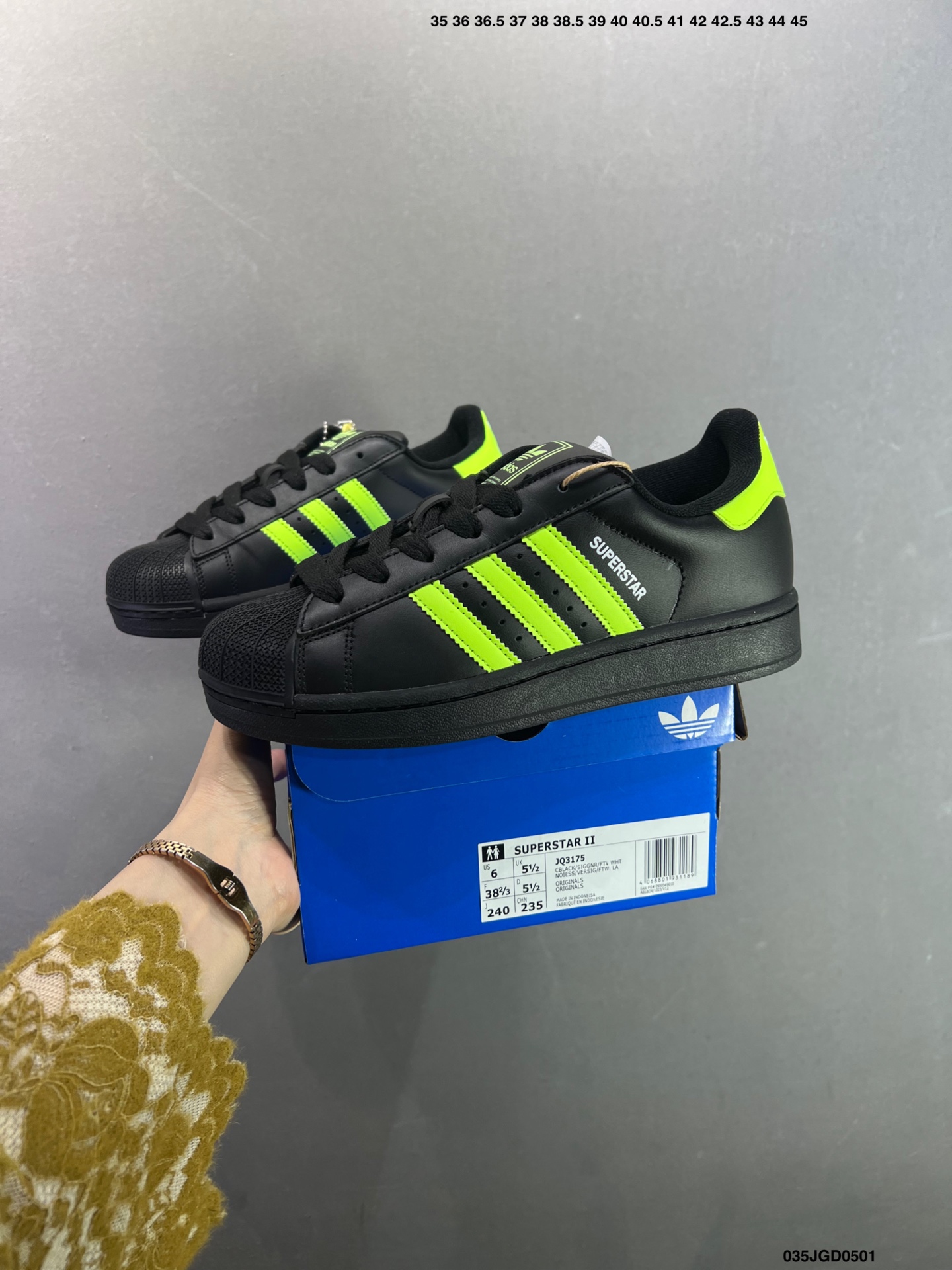 阿迪达斯/三叶草Adidas Originals Superstar II 经典贝壳头系列低帮百搭休闲运动板鞋 JH9977-Top High Quatity Cheap Sneakers Fashion Clothing Clothes Bags handbags Shoes of all Brand wholesale With The best Quality And Beautiful Price from China Factory Chinese suppliers wholesaler seller 阿迪达斯/三叶草Adidas Originals Superstar II 经典贝壳头系列低帮百搭休闲运动板鞋 JH9977