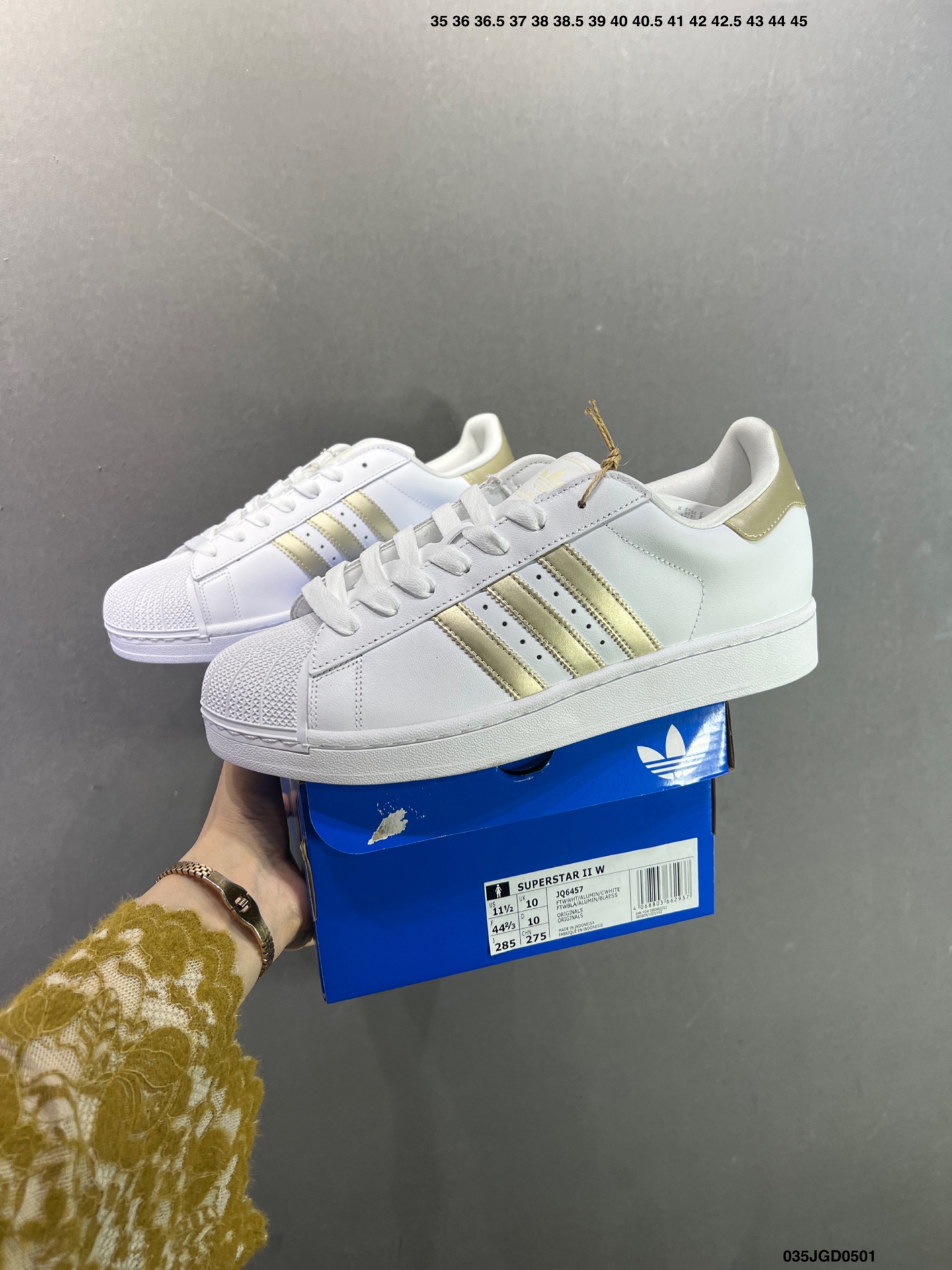 阿迪达斯/三叶草Adidas Originals Superstar II 经典贝壳头系列低帮百搭休闲运动板鞋 JH9977-Top High Quatity Cheap Sneakers Fashion Clothing Clothes Bags handbags Shoes of all Brand wholesale With The best Quality And Beautiful Price from China Factory Chinese suppliers wholesaler seller 阿迪达斯/三叶草Adidas Originals Superstar II 经典贝壳头系列低帮百搭休闲运动板鞋 JH9977