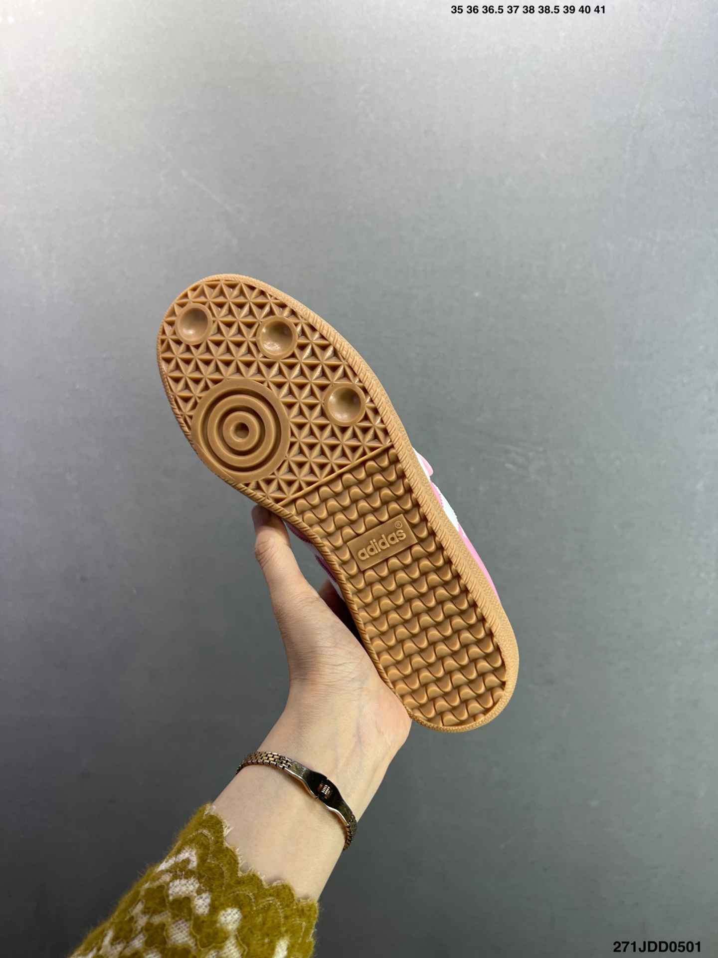 Adidas Samba Janes阿迪达斯玛丽珍款玫瑰金板鞋懒人一脚蹬运动鞋 KH6231-Top High Quatity Cheap Sneakers Fashion Clothing Clothes Bags handbags Shoes of all Brand wholesale With The best Quality And Beautiful Price from China Factory Chinese suppliers wholesaler seller Adidas Samba Janes阿迪达斯玛丽珍款玫瑰金板鞋懒人一脚蹬运动鞋 KH6231