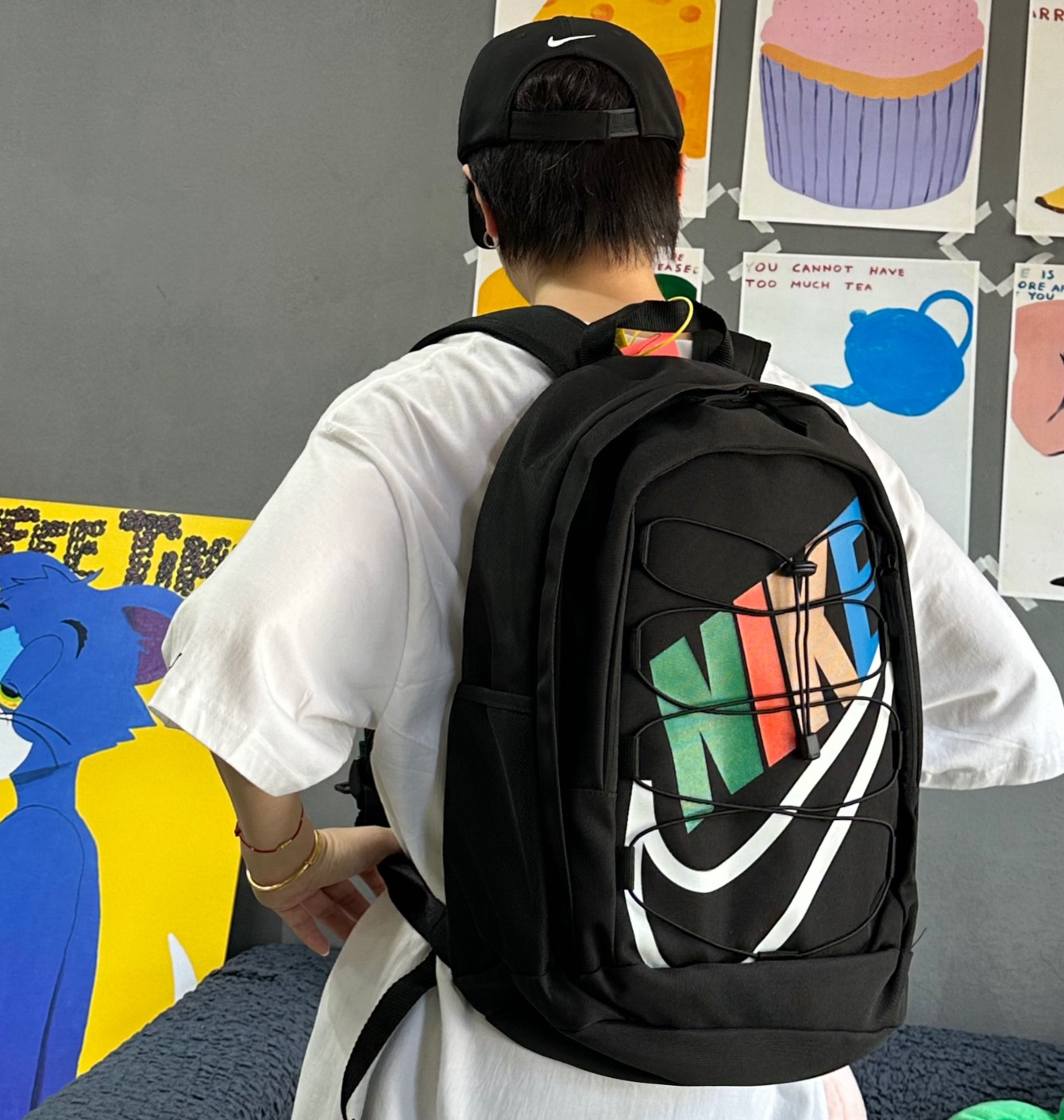 Nike耐克彩虹抽绳系列双肩包单肩包学生书包男女情侣百搭款 3