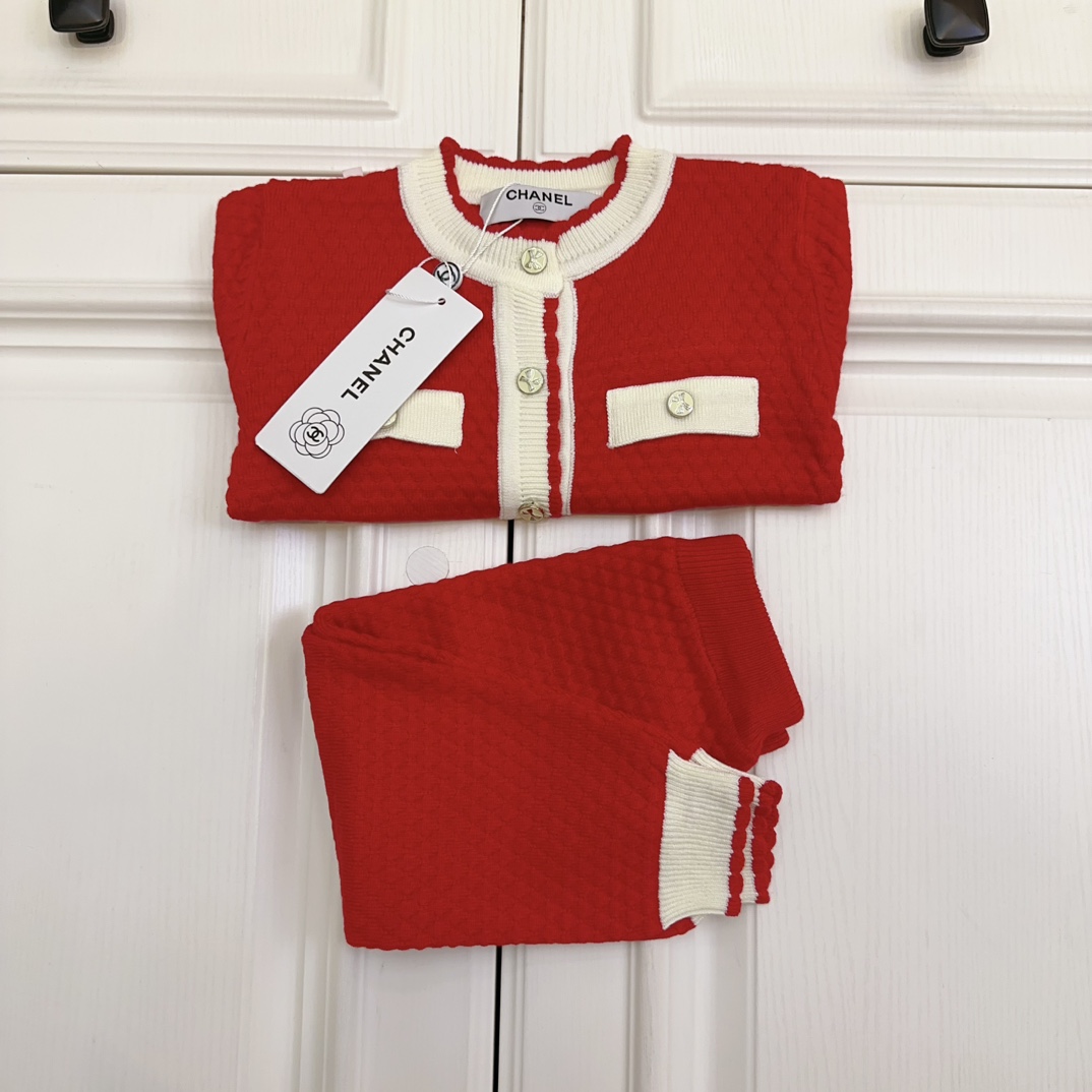 Chanel, children's clothing, girls' hoodie set, baby split outfit, made 9