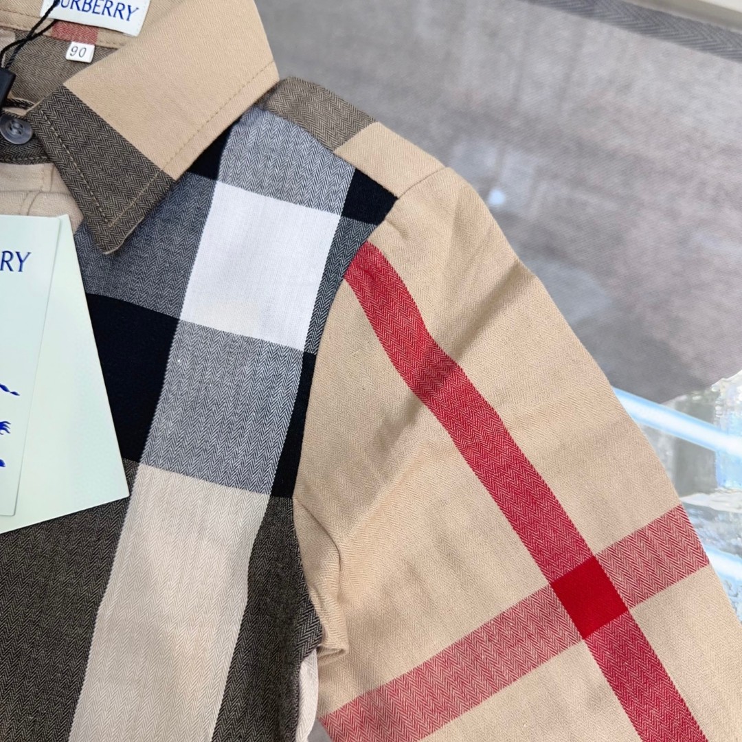 Burberry Kids Classic Check Long Sleeve Shirt - Iconic Style for Trendsetters 6 a1741740809375 1177