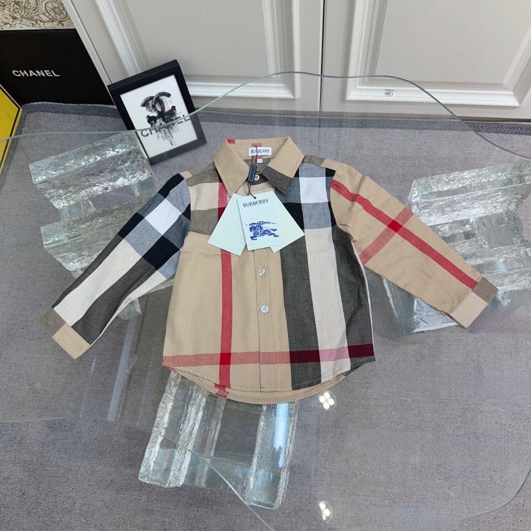 Burberry Kids Classic Check Long Sleeve Shirt - Iconic Style for Trendsetters 3 a1741740809391 5317