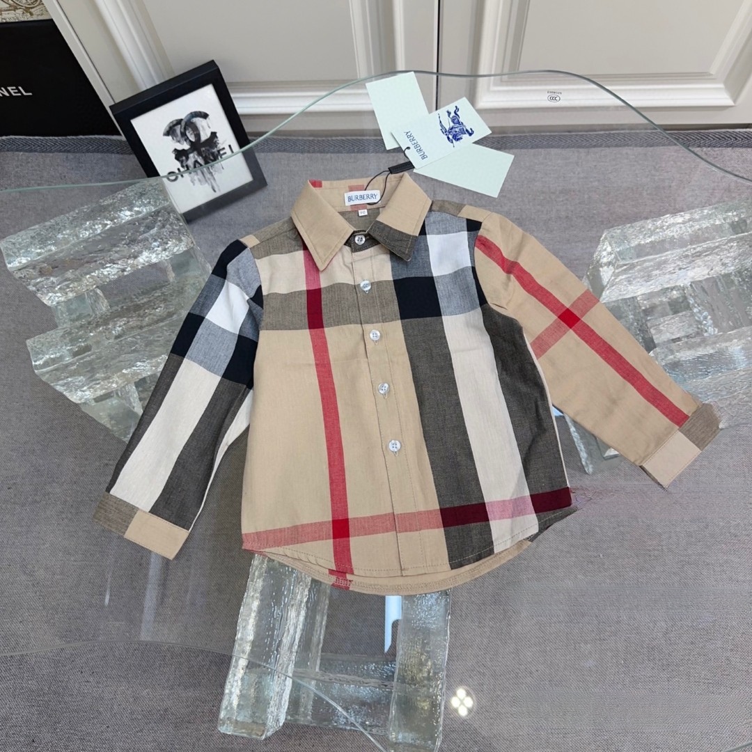 Burberry Kids Classic Check Long Sleeve Shirt - Iconic Style for Trendsetters 2 a1741740809397 6028