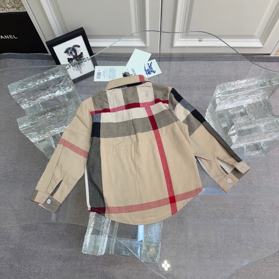 Burberry Kids Classic Check Long Sleeve Shirt - Iconic Style for Trendsetters 10 a1741740812896 6645