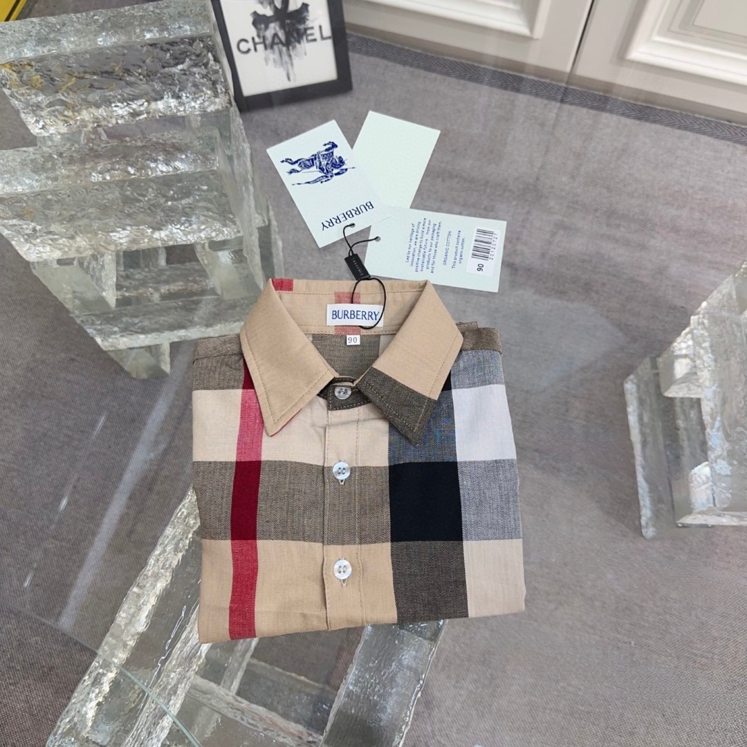 Burberry Kids Classic Check Long Sleeve Shirt - Iconic Style for Trendsetters 9 a1741740812897 5028