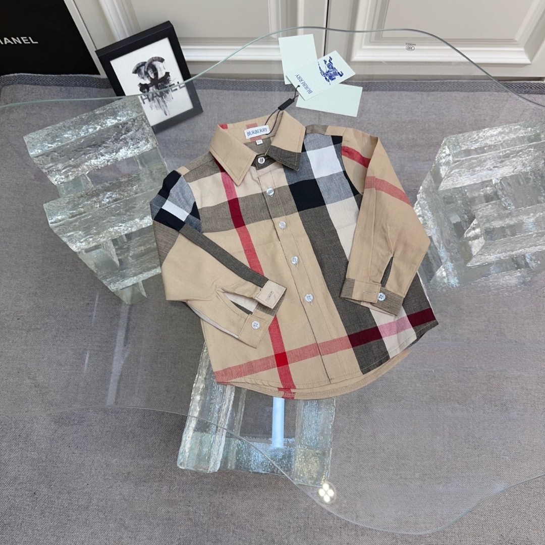 Burberry Kids Classic Check Long Sleeve Shirt - Iconic Style for Trendsetters 8 a1741740812900 5121