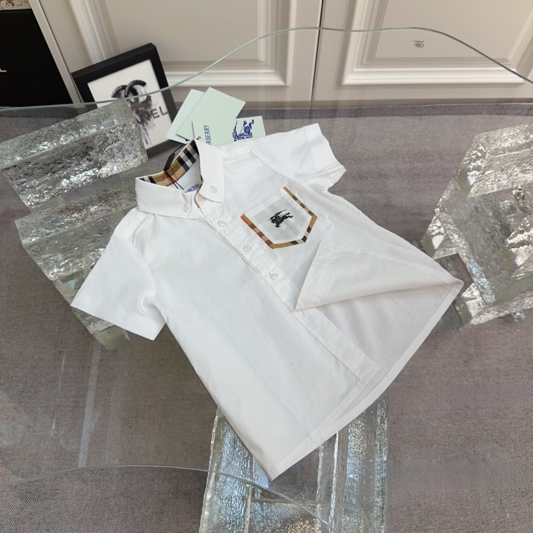 Burberry Infant Classic Shirt - Custom Fabric, Ready to Ship 7 a1742361839560 3183