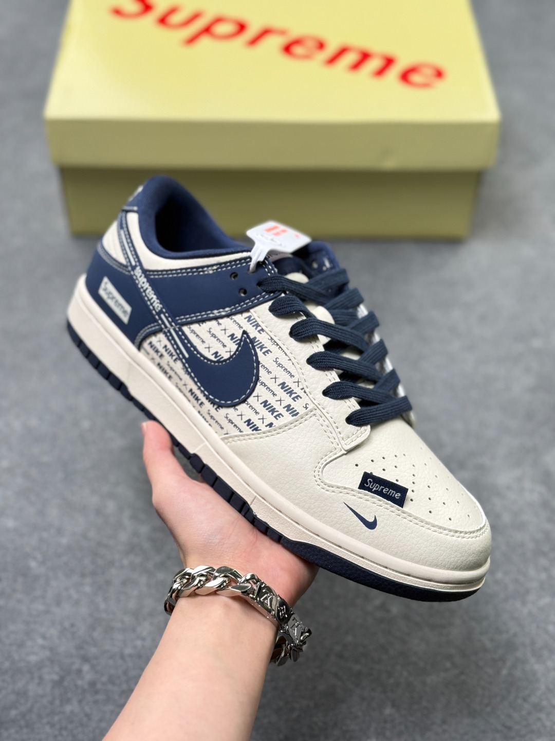 Nike SB Dunk Low x Supreme 白蓝小勾 纯原大厂出品 极力推荐👏 官方货号:XD1588 238XK