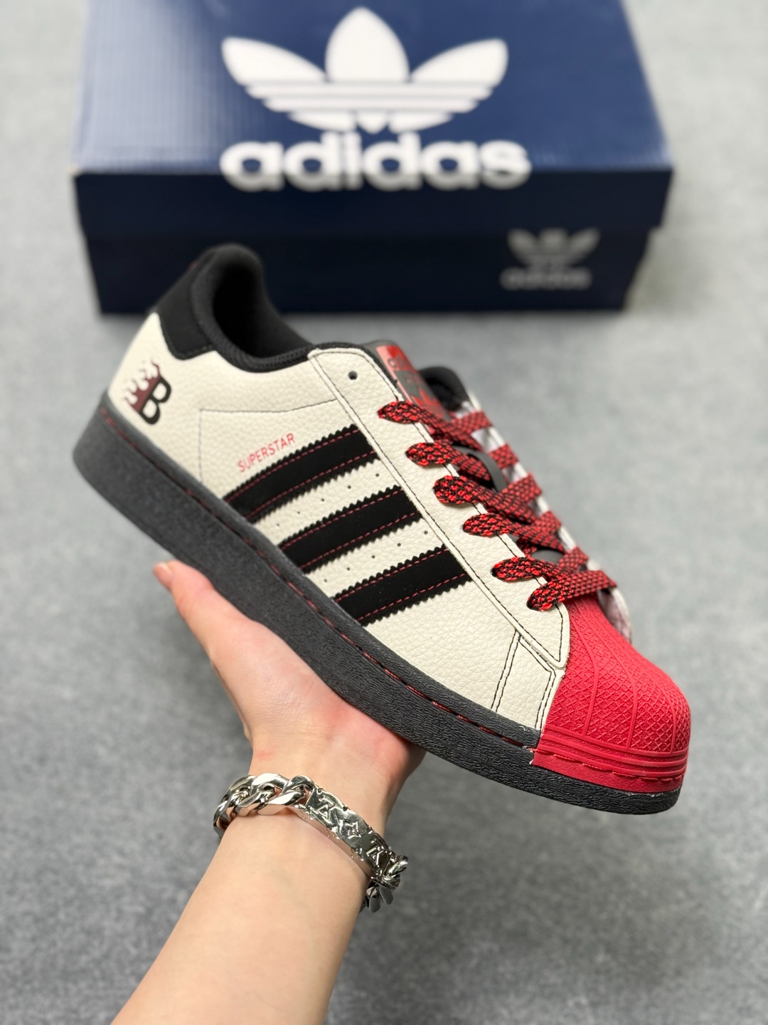 工厂套现🎉 福利 Adidas Originals Superstar 联名款贝壳头 官网同步 实拍首发渠道正品订单 诠释市场最高工艺水平区别市面普通真标版本,进出专柜无压力 货号:AD8021 x58
