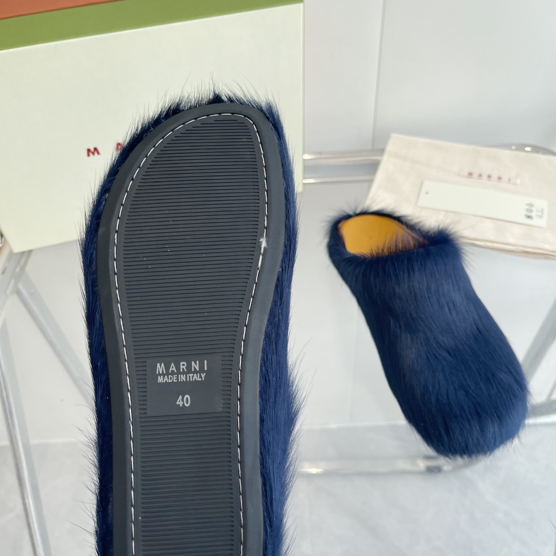 MARNI Pony Sabot-Shoes: Elegant, Comfortable, and Stylish Footwear for All Seasons - 图片 9