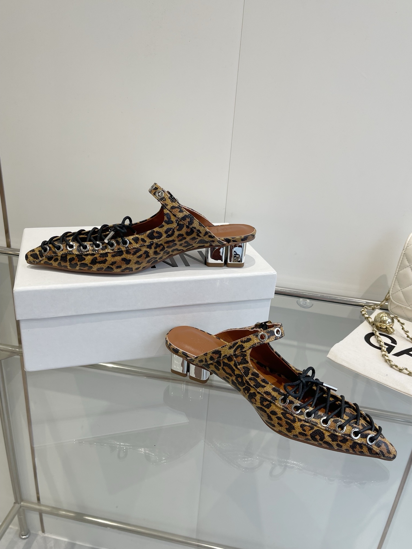 Ganni 25SS Leather Ballet Shoes: Imported Cattle Skin, Water-Skinned Calf Lining. - 图片 9