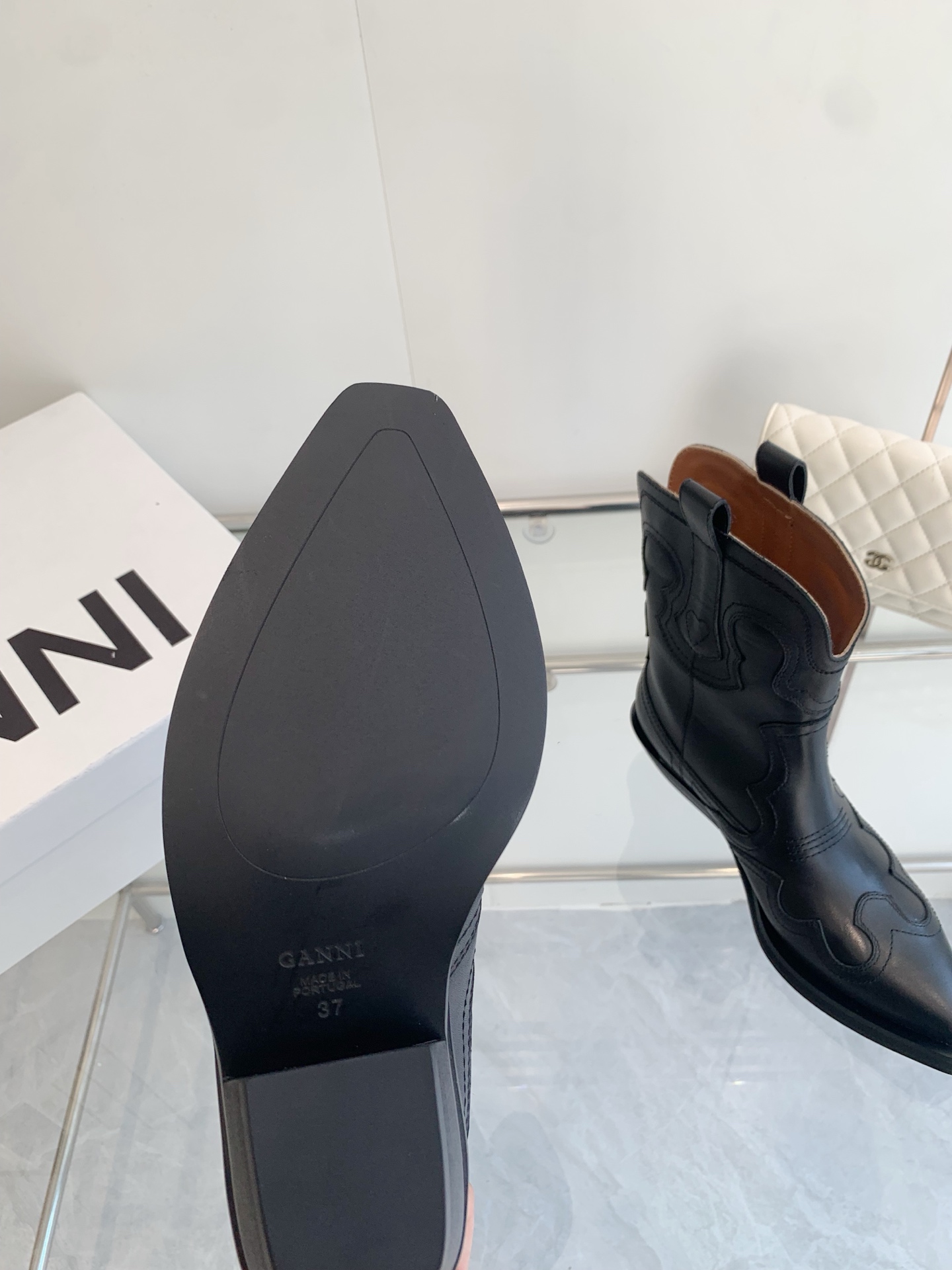 Ganni Embroidered West Cowboy Boots for 2023 Autumn/Winter Collection - 图片 5