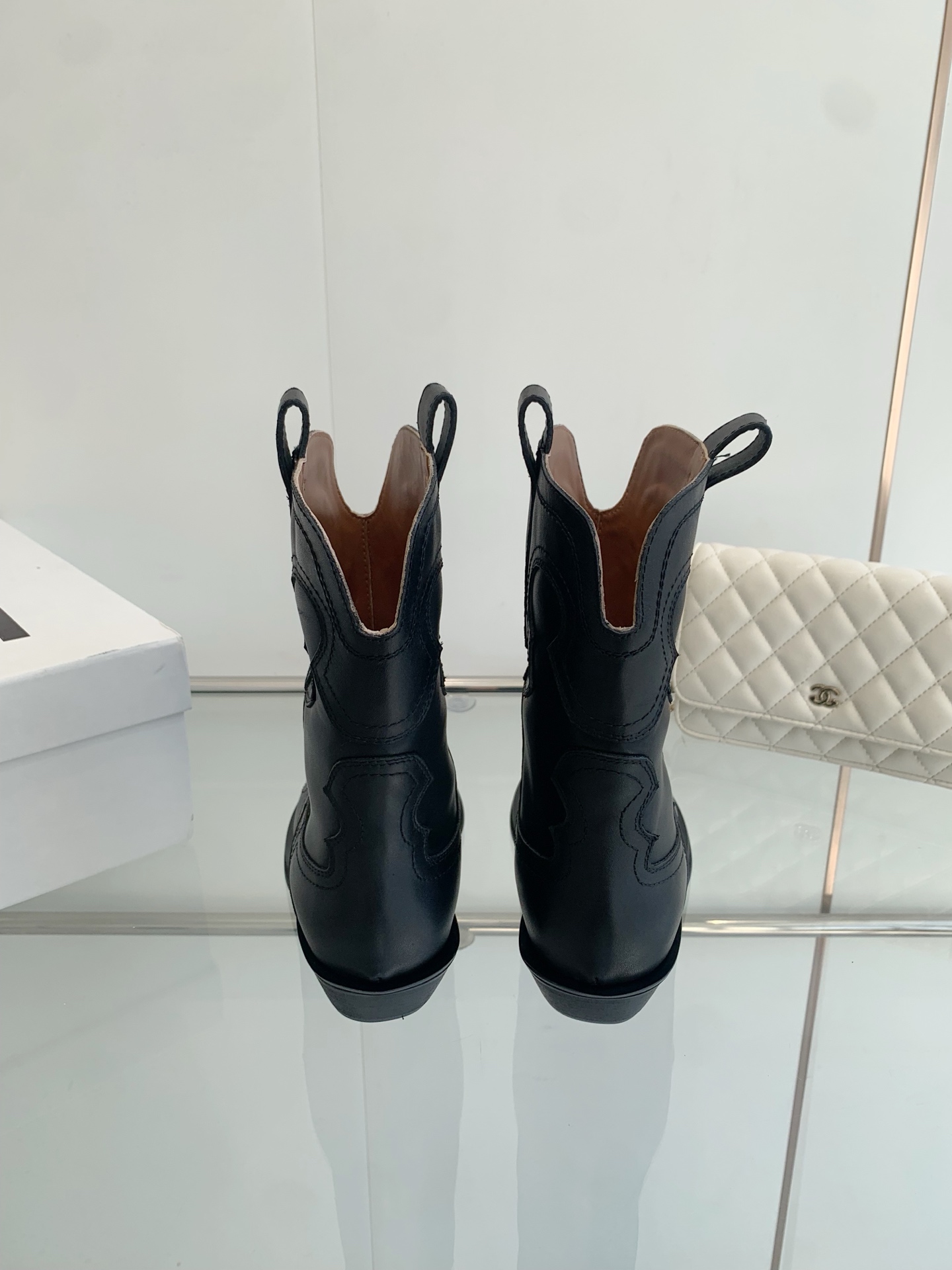 Ganni Embroidered West Cowboy Boots for 2023 Autumn/Winter Collection - 图片 2