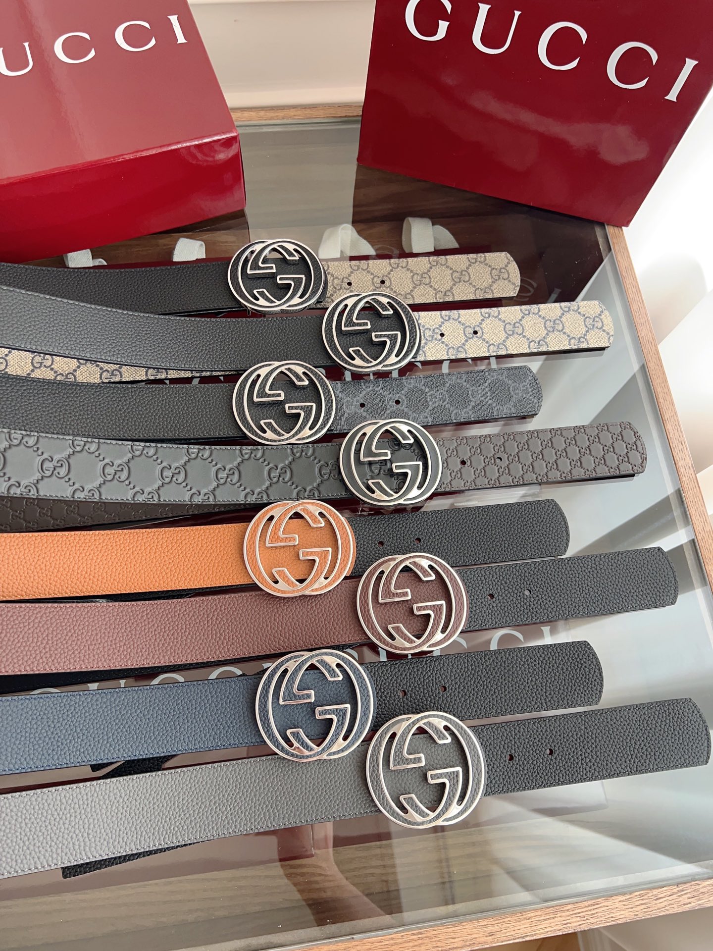 Gucci Gucci新款集合图。双面可用