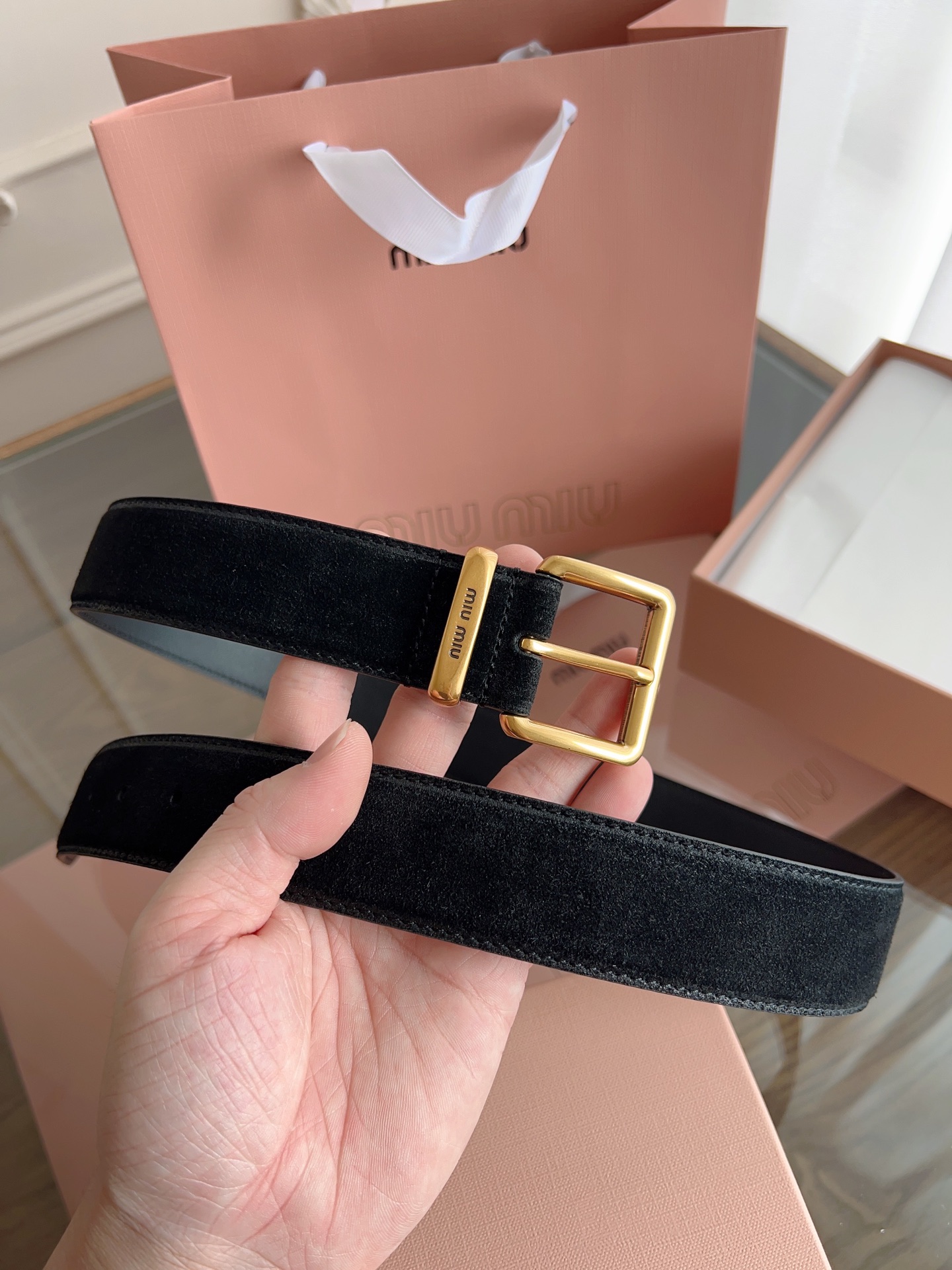 Fashion Review: Miu Miu Belted Khakis with Leather Details - 图片 1