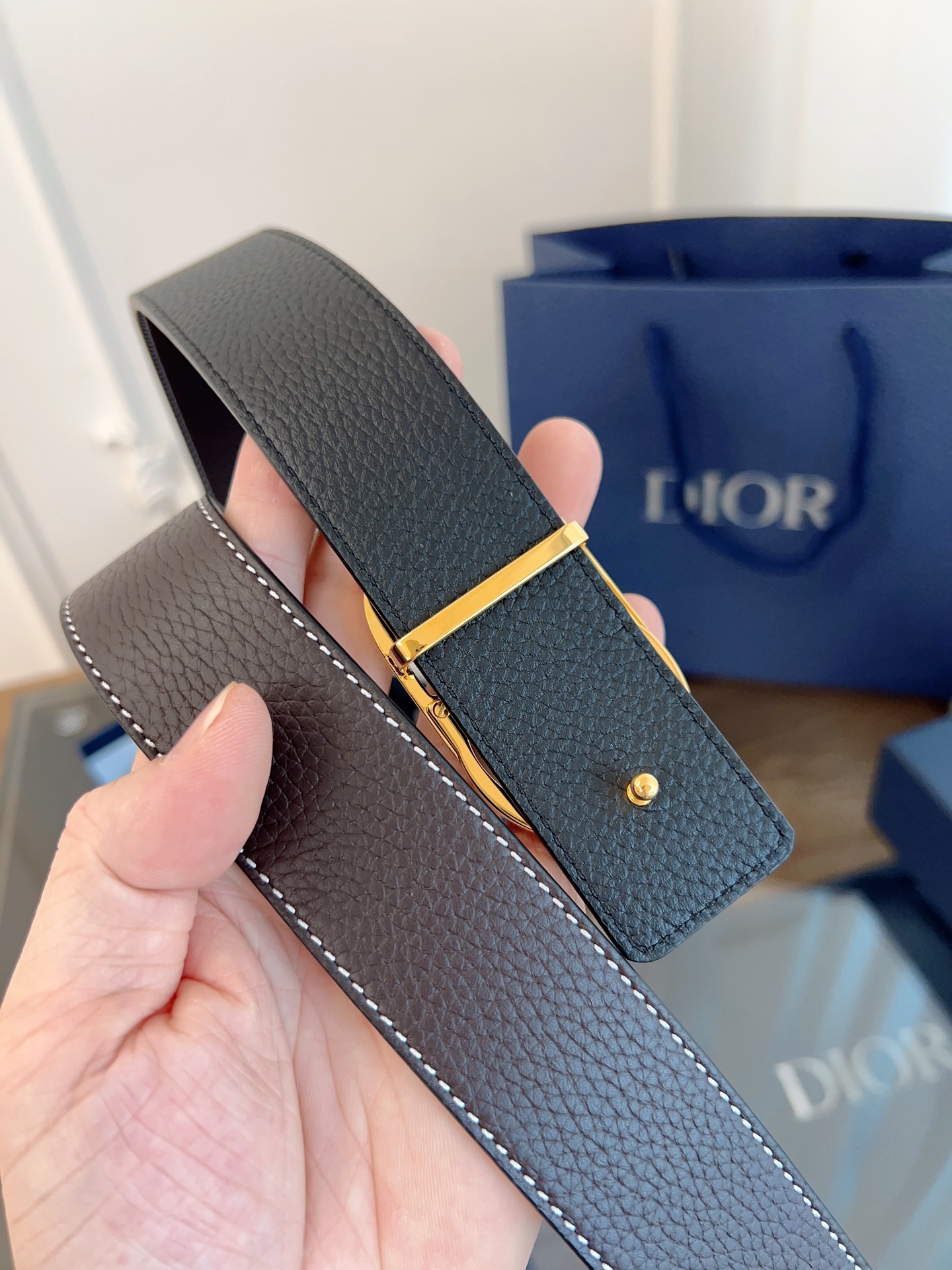 《DIOR》迪奥/加强版🇫🇷法国原厂皮料，咖色/黑色全皮 品质毋庸置疑 没有更好 只有最好  尺寸3.5