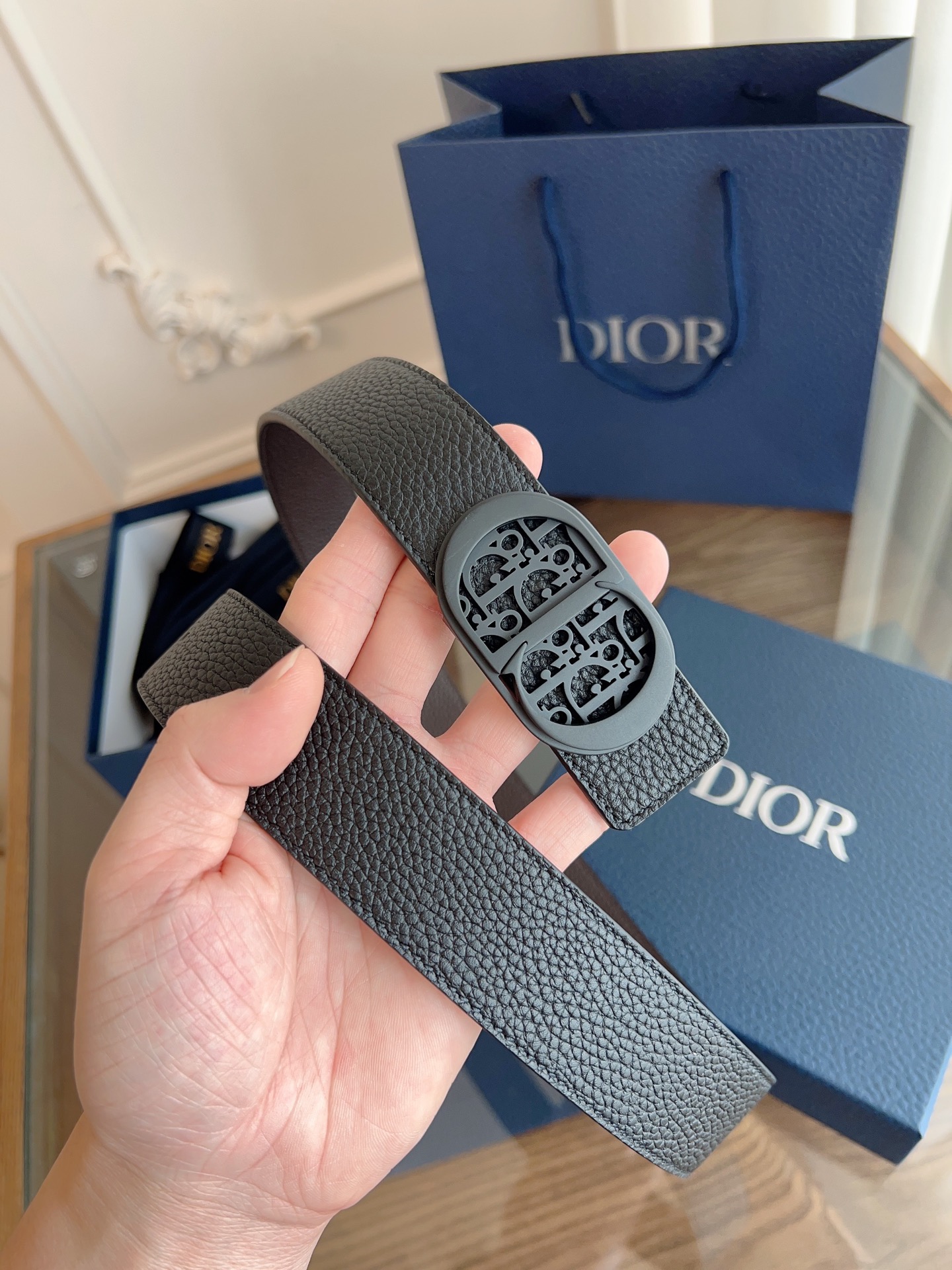 《DIOR》迪奥/加强版🇫🇷法国原厂皮料，咖色/黑色全皮 品质毋庸置疑 没有更好 只有最好  尺寸3.5