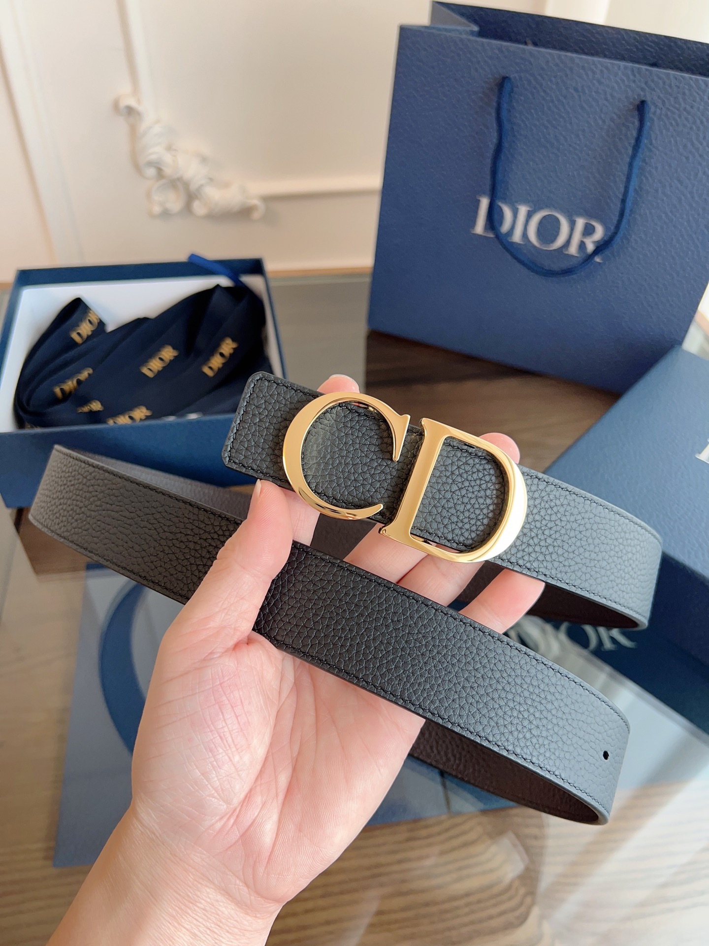 《DIOR》迪奥/加强版🇫🇷法国原厂皮料，咖色/黑色全皮 品质毋庸置疑 没有更好 只有最好  尺寸3.5