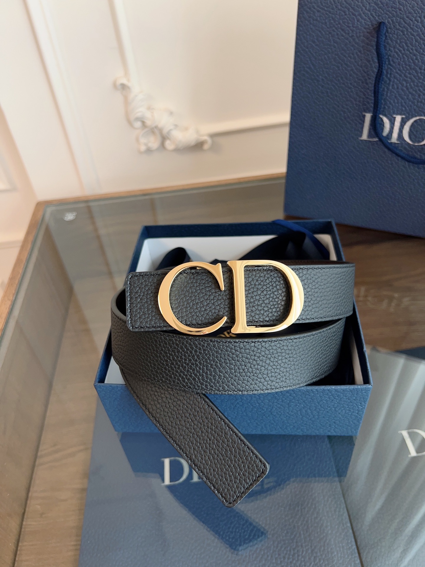 《DIOR》迪奥/加强版🇫🇷法国原厂皮料，咖色/黑色全皮 品质毋庸置疑 没有更好 只有最好  尺寸3.5