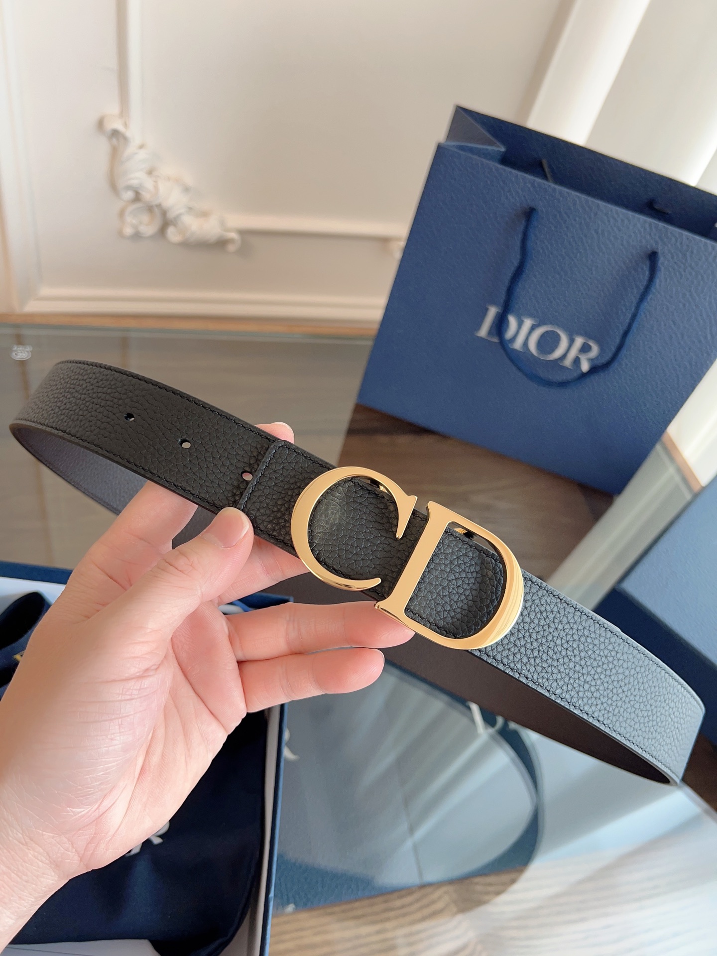 《DIOR》迪奥/加强版🇫🇷法国原厂皮料，咖色/黑色全皮 品质毋庸置疑 没有更好 只有最好  尺寸3.5