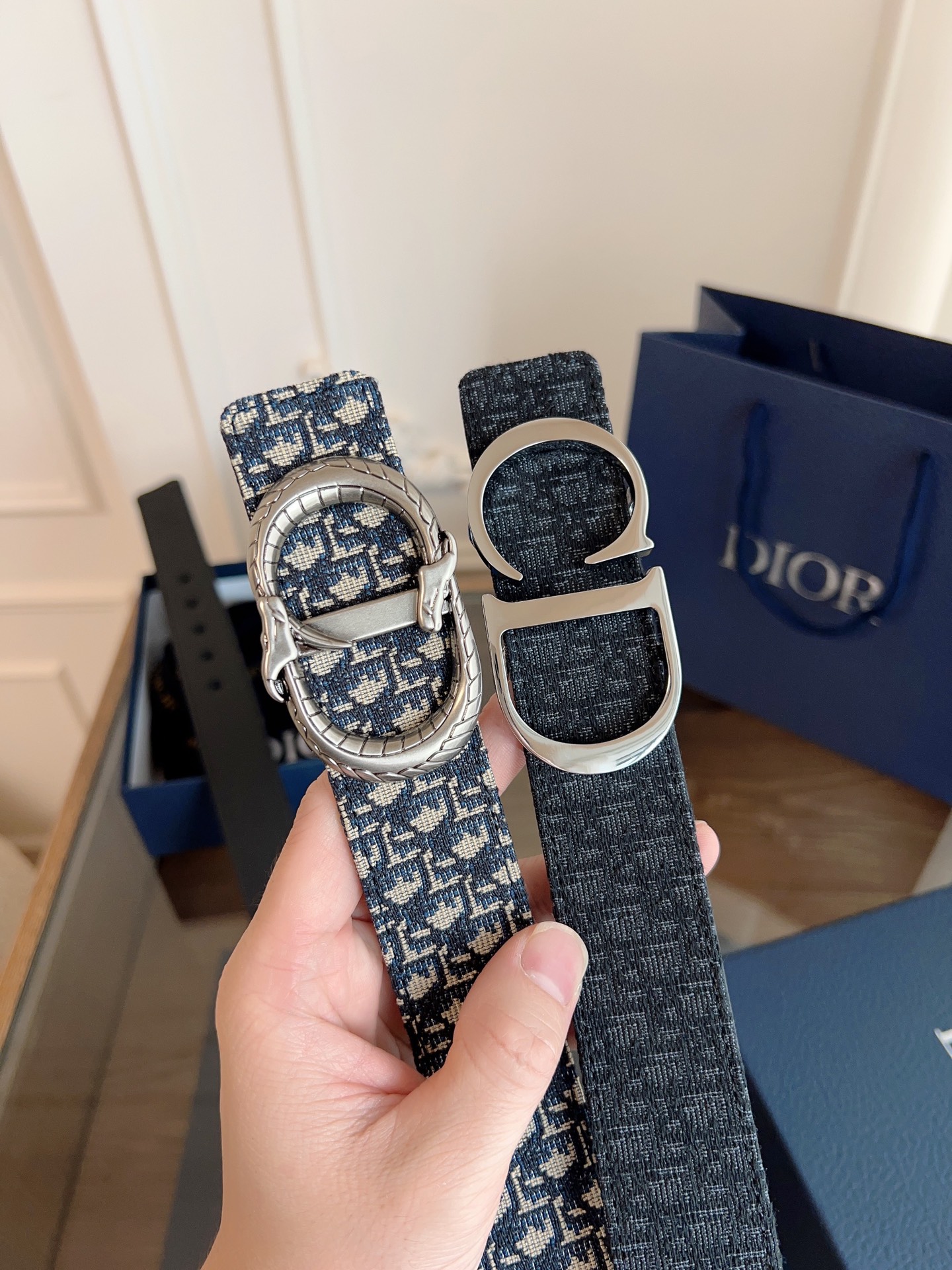 《DIOR》迪奥/加强版法国原厂皮料 Oblique小蓝布/黑色牛皮-Top High Quatity Cheap Sneakers Fashion Clothing Clothes Bags handbags Shoes of all Brand wholesale With The best Quality And Beautiful Price from China Factory Chinese suppliers wholesaler seller 《DIOR》迪奥/加强版法国原厂皮料 Oblique小蓝布/黑色牛皮