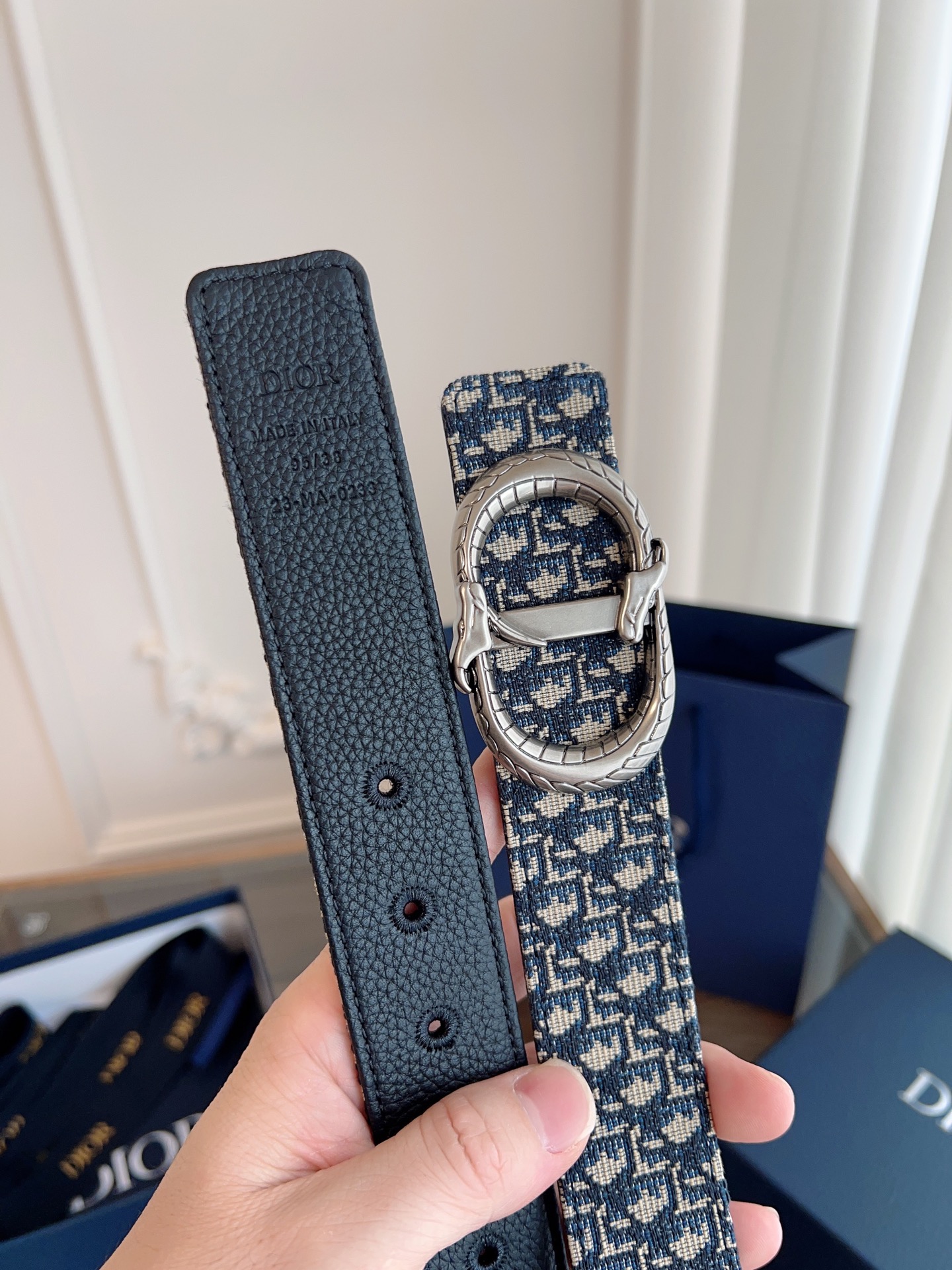 《DIOR》迪奥/加强版法国原厂皮料 Oblique小蓝布/黑色牛皮-Top High Quatity Cheap Sneakers Fashion Clothing Clothes Bags handbags Shoes of all Brand wholesale With The best Quality And Beautiful Price from China Factory Chinese suppliers wholesaler seller 《DIOR》迪奥/加强版法国原厂皮料 Oblique小蓝布/黑色牛皮