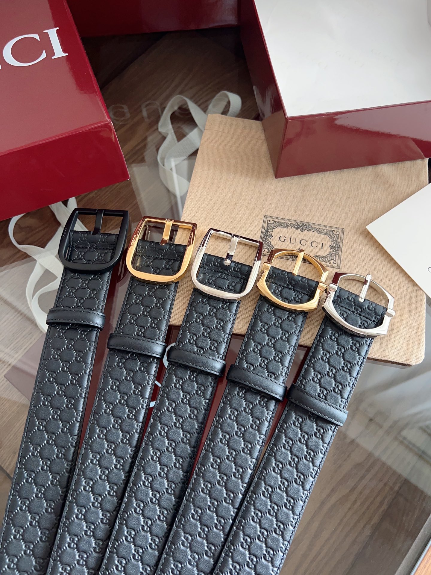 Gucci原单腰带💰200 🚹男士 全套包装/宽度4.0cm