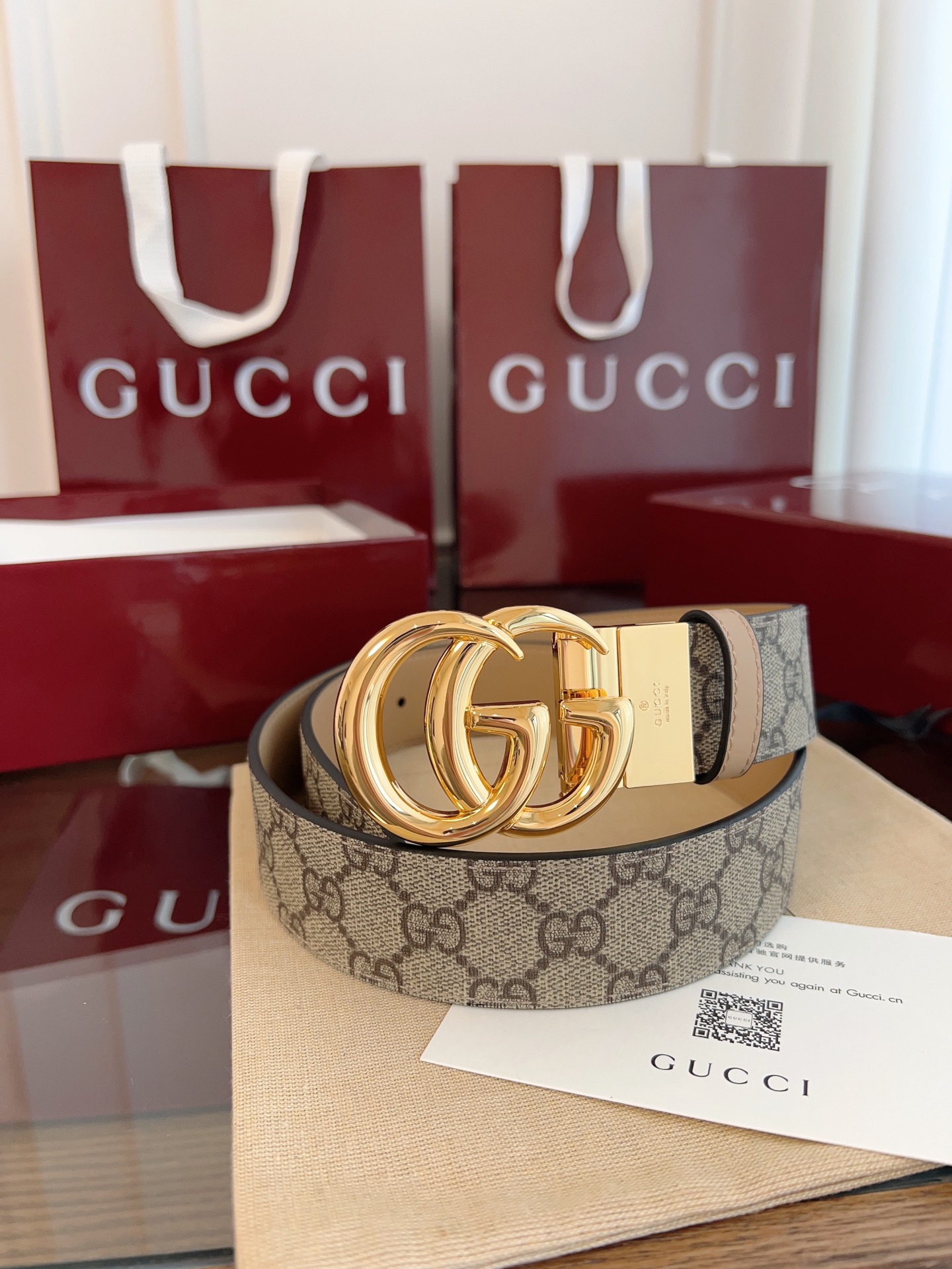  Gucci 2025最新专柜系列裸粉 款号  92TIN 9257 双面进口原厂防水PVC材质 比牛皮