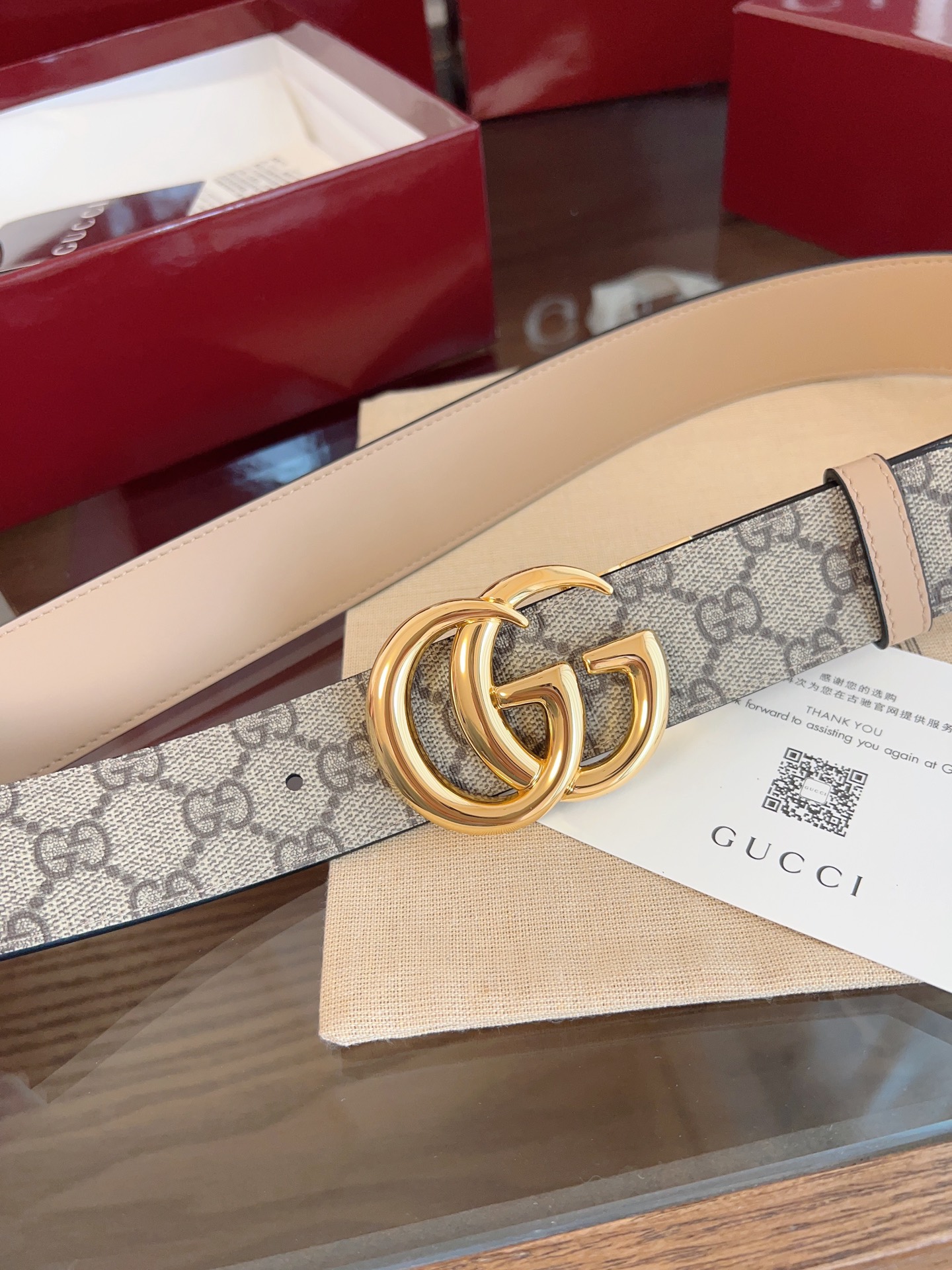  Gucci 2025最新专柜系列裸粉 款号  92TIN 9257 双面进口原厂防水PVC材质 比牛皮