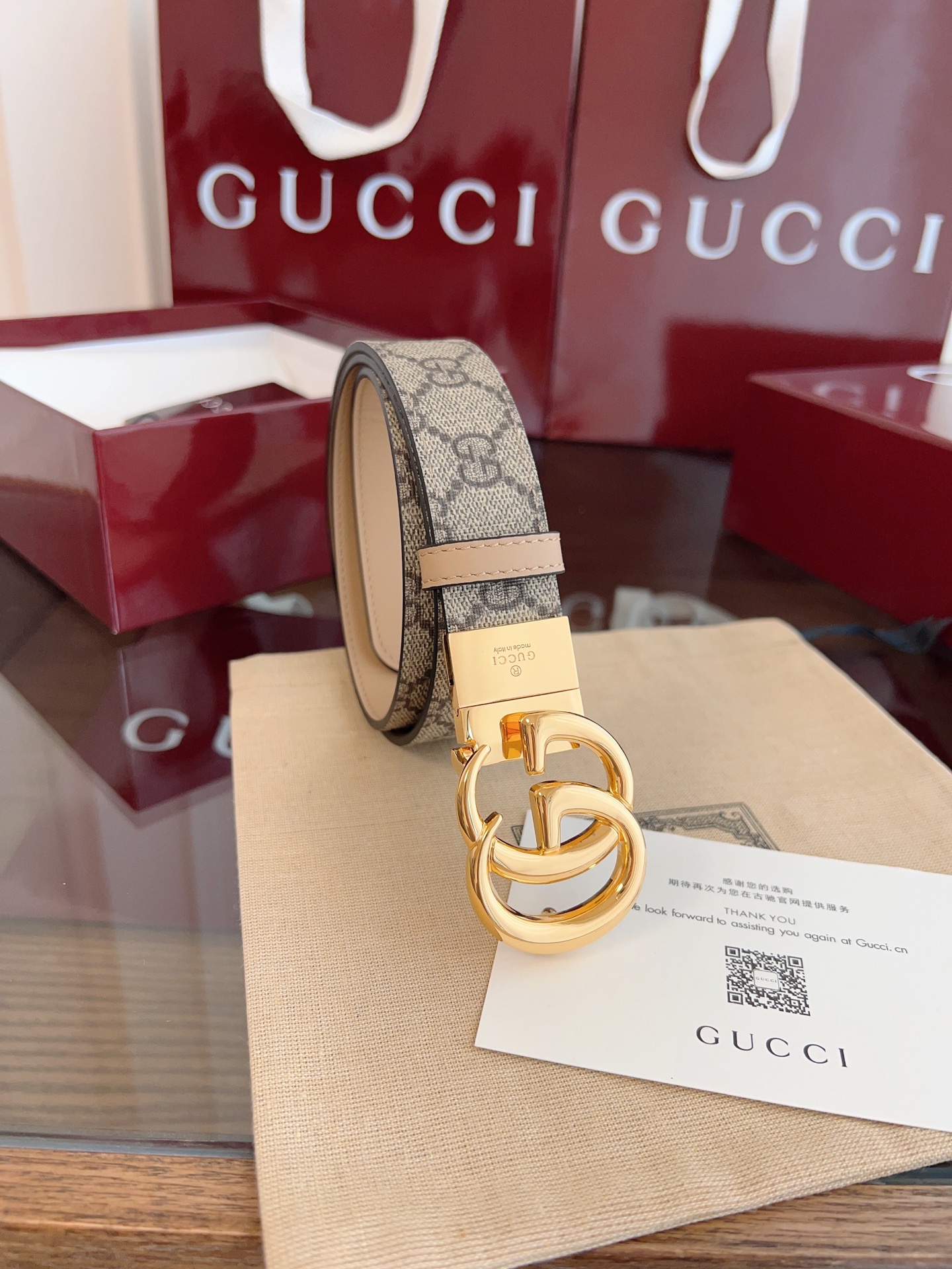  Gucci 2025最新专柜系列裸粉 款号  92TIN 9257 双面进口原厂防水PVC材质 比牛皮