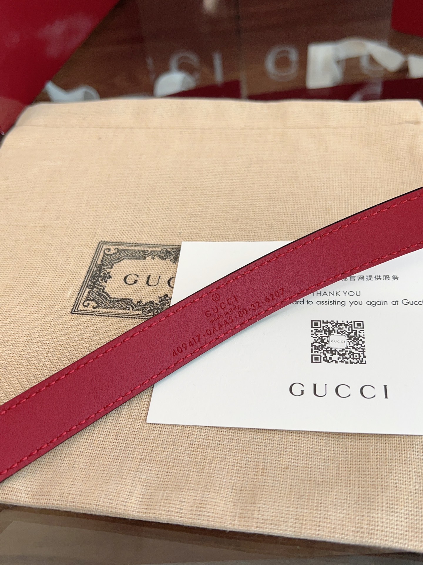  GUCCI 表面头层小牛皮 宽度2.0cm 专柜新版logo横标，原版进口南非皮底，精品双G铜扣  高