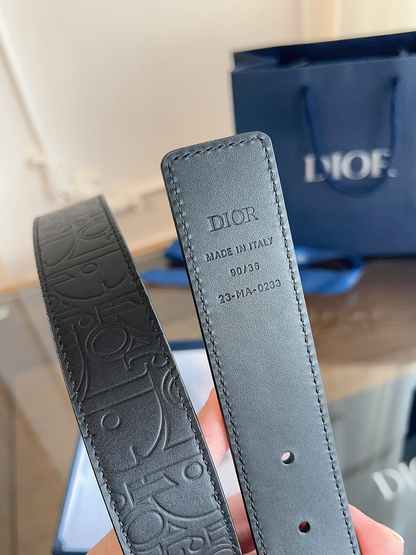 《DIOR》迪奥/加强版法国原厂皮料 黑色/轧花全皮-Chinese UA Cheap High Quatity Brand Clothes Bags handbags Sneakers wholesale wholesaler seller from China Factory suppliers Fashion Clothing Shoes best Quality Beautiful Price 《DIOR》迪奥/加强版法国原厂皮料 黑色/轧花全皮