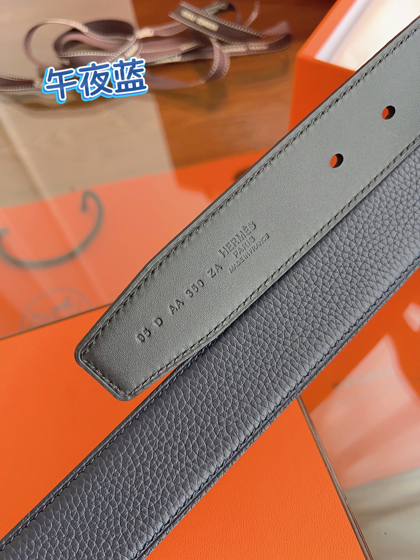 HERMES 最新设计 代购品质 腰带精选进口优质Togo皮，搭配精钢金属传统小针扣 工艺细节处理到位 