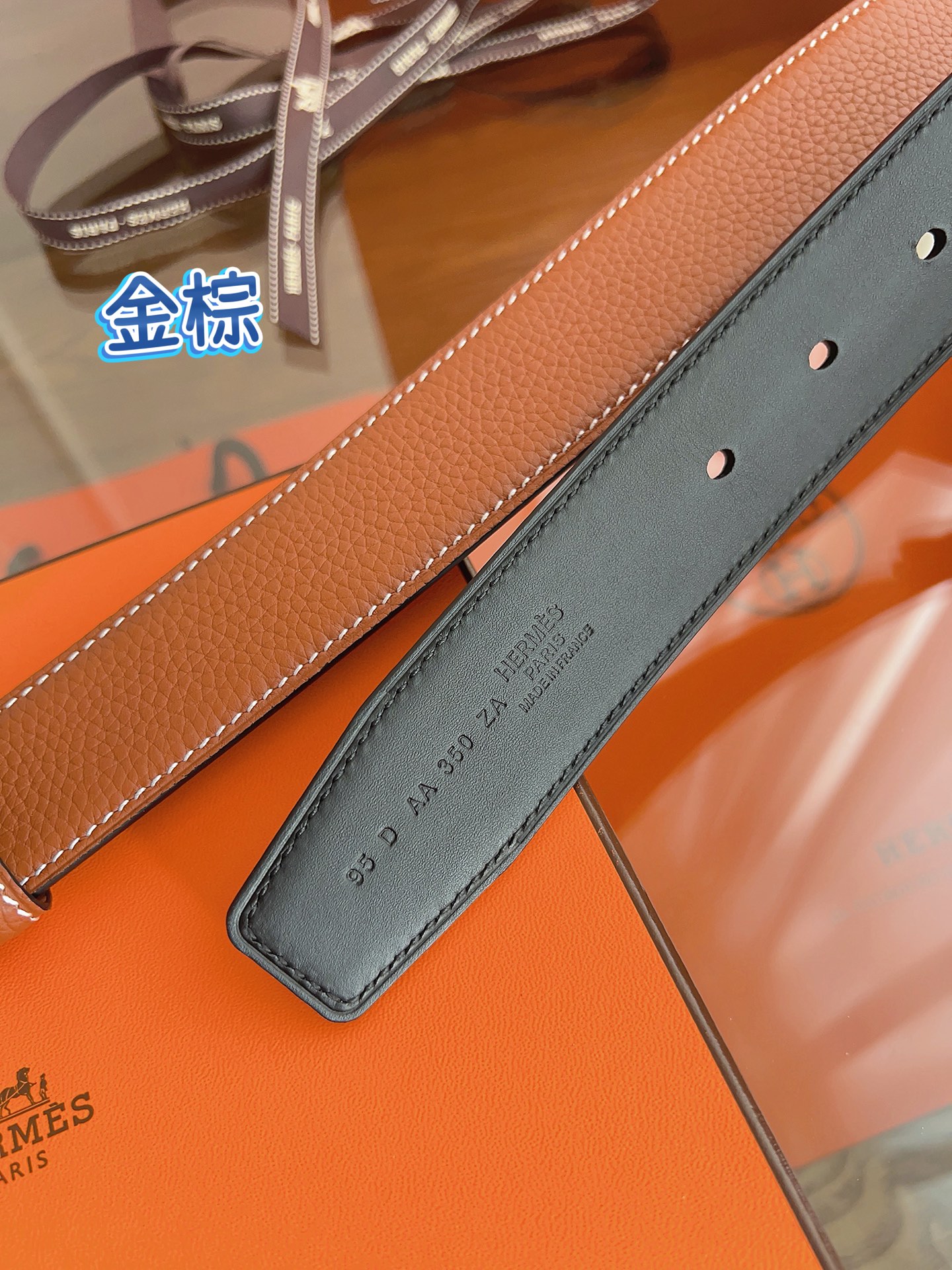 HERMES 最新设计 代购品质 腰带精选进口优质Togo皮，搭配精钢金属传统小针扣 工艺细节处理到位 