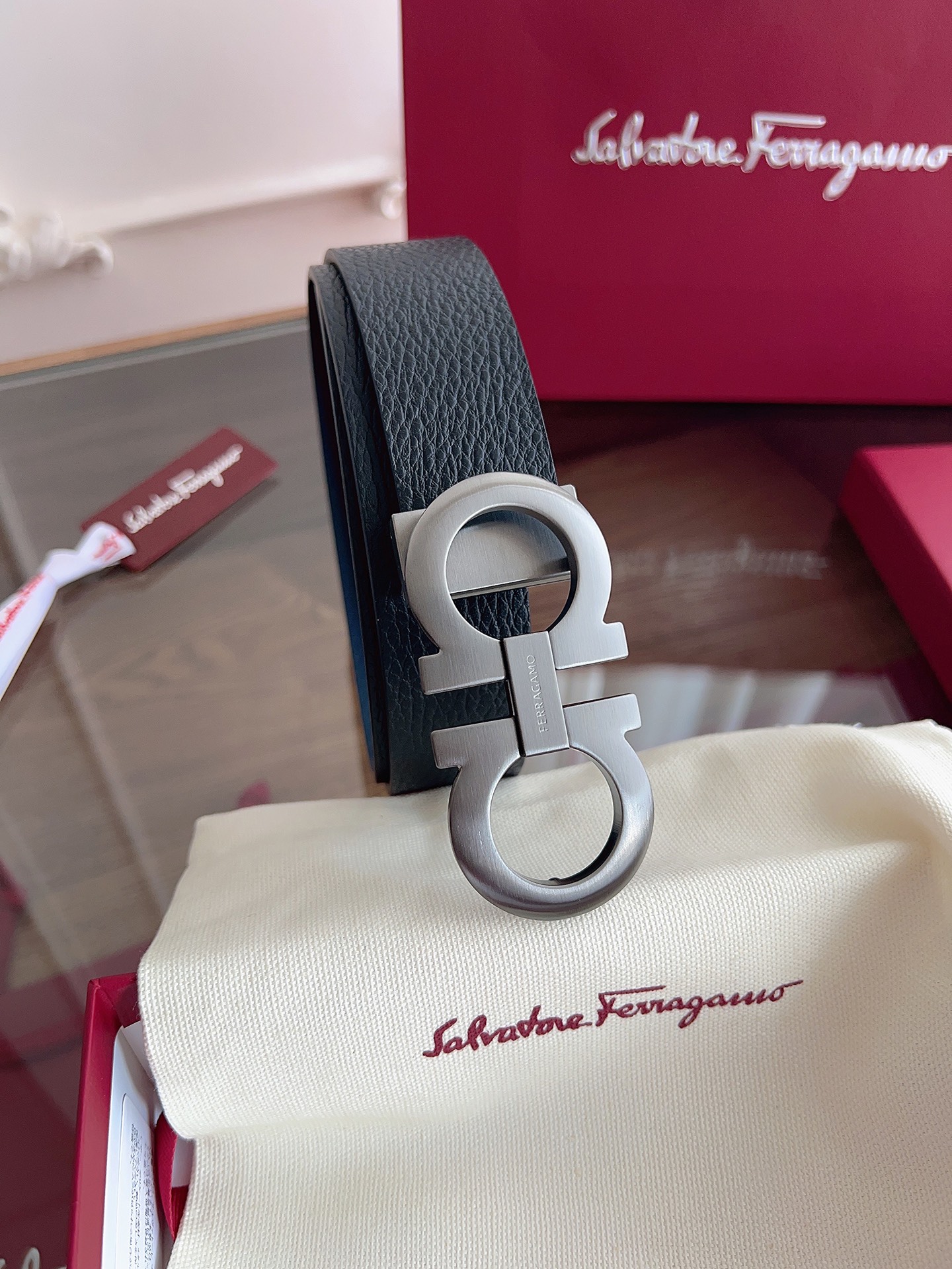 菲拉格慕3.5cm 原厂皮料.精密黄铜五金升级版、正品厂IP电镀！原版搭配、