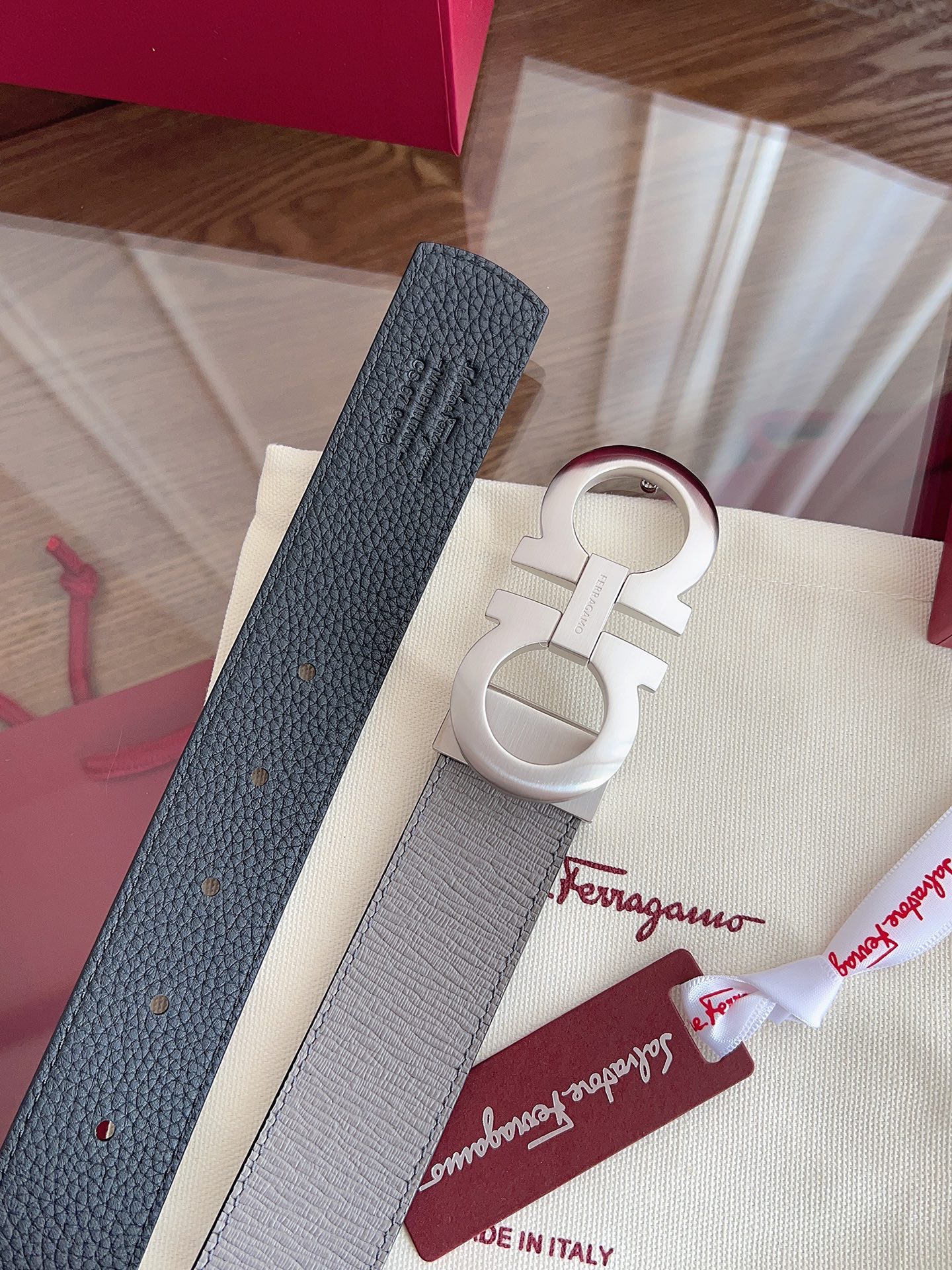 菲拉格慕3.5cm 原厂皮料.精密黄铜五金升级版、正品厂IP电镀！原版搭配、