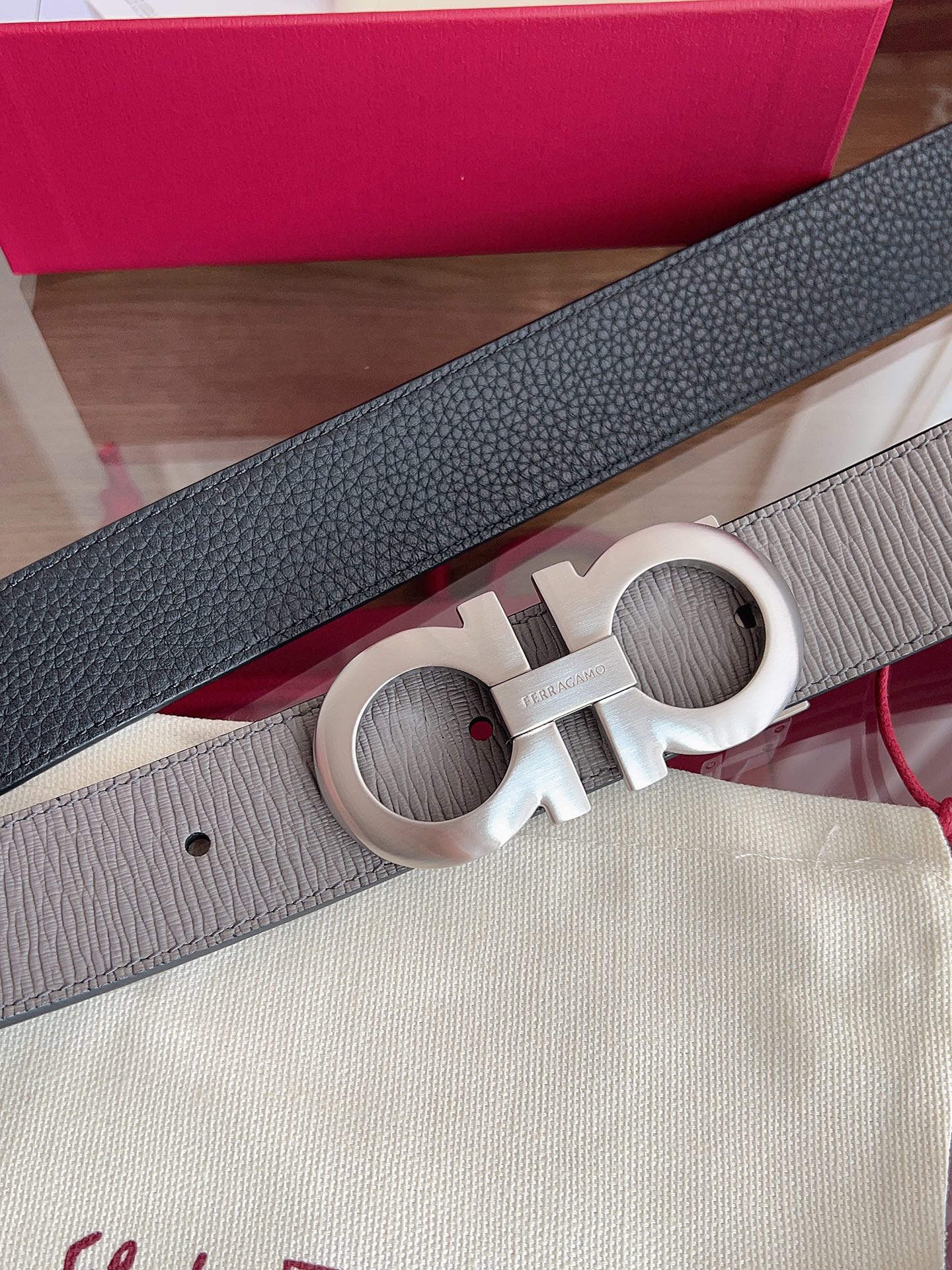 菲拉格慕3.5cm 原厂皮料.精密黄铜五金升级版、正品厂IP电镀！原版搭配、