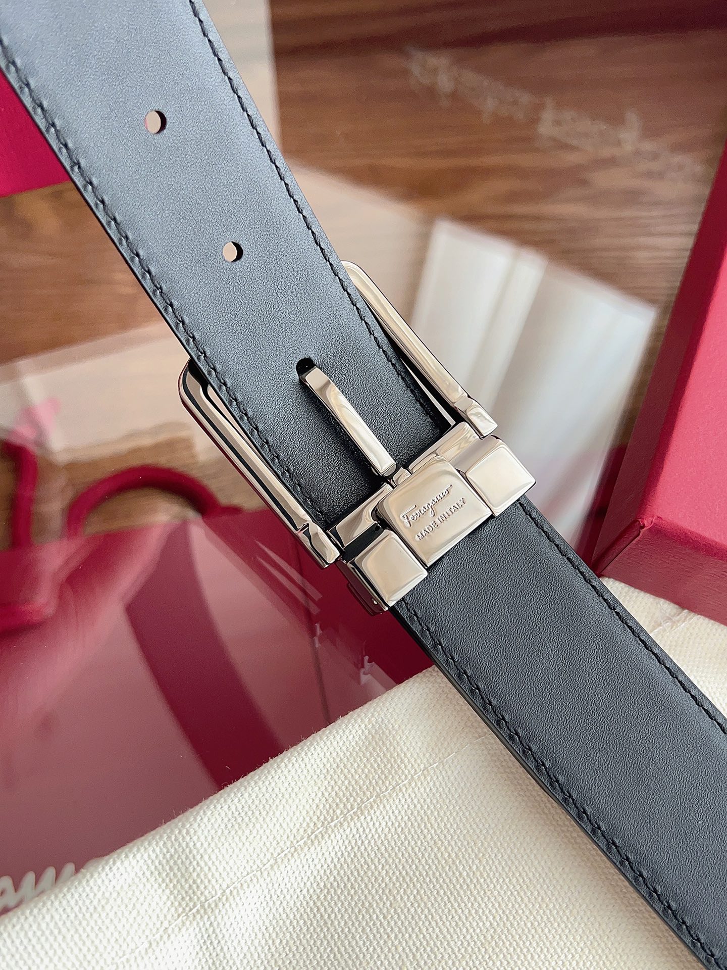 菲拉格慕3.5cm 原厂皮料.精密黄铜五金升级版、正品厂IP电镀！原版搭配、