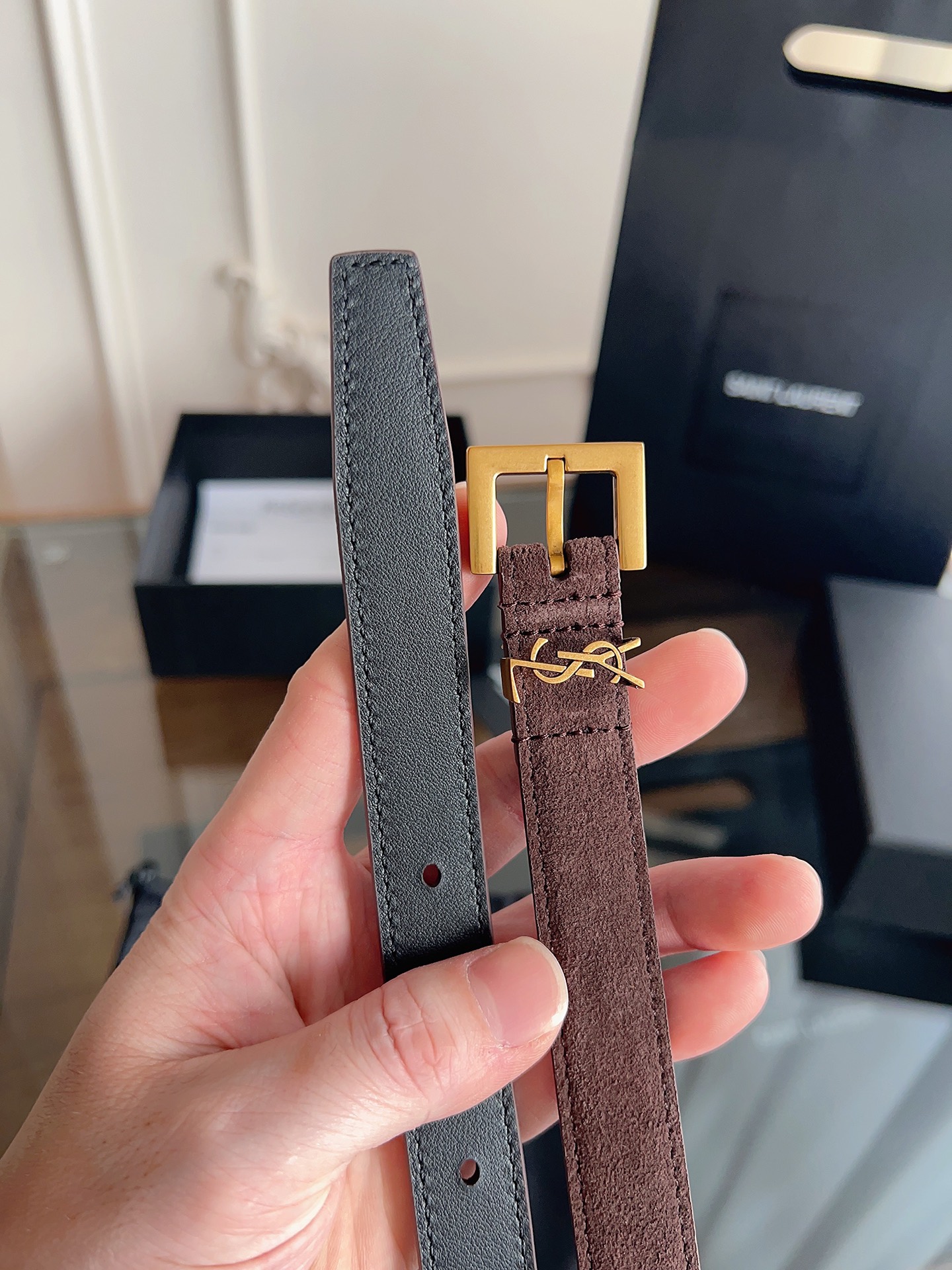 NO:678023,ysl saint laurent 2026 new belt for women, winter popular suede original leather, square buckle with ysl logo belt loop, a must-have for women in winter, width 2.0cm, belt, saint laurent, saint laurent19860909ysl圣罗兰2026女士新款腰带,冬季爆款绒面原版皮,方形搭扣配以ysl标识腰带环,女士冬季必备款,宽度2.0cm,皮带,saint laurent,saint laurent,Belt