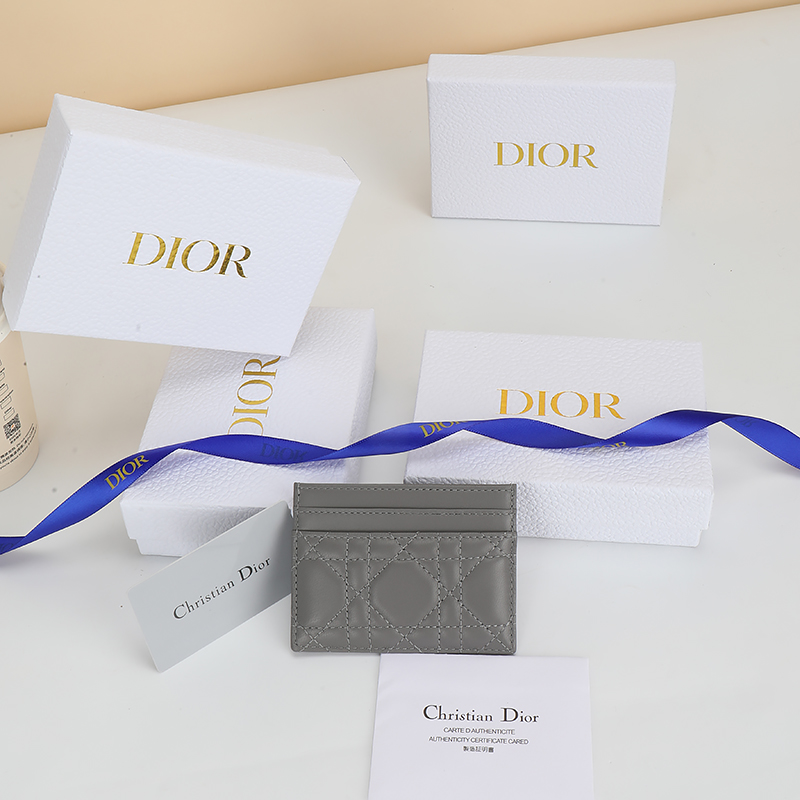 Dior S5130UWHC Grey card holder everyday