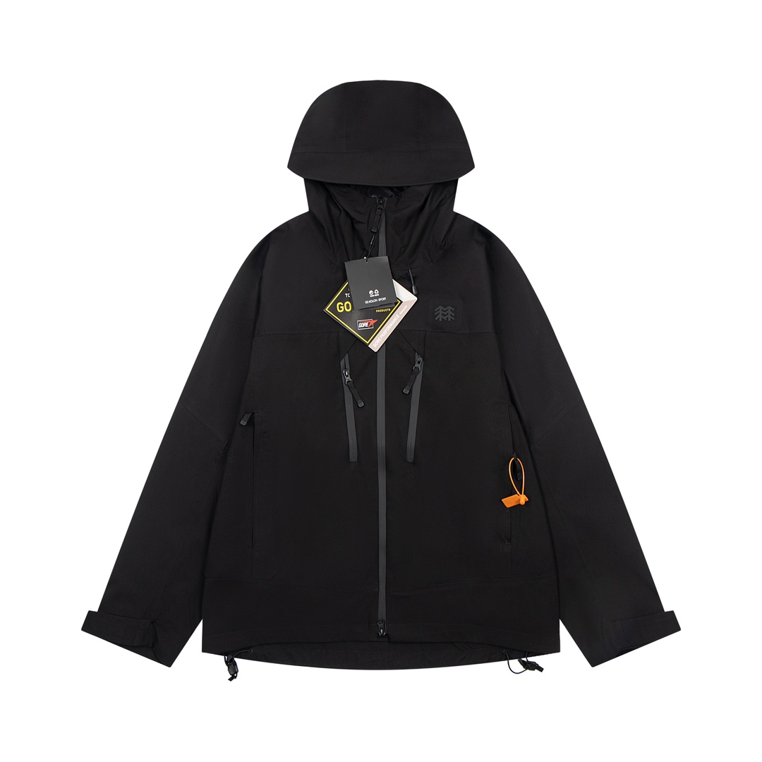 KOLON SPOT Double Zipper Jacket: Waterproof, Windproof, Urban Outdoor Essential