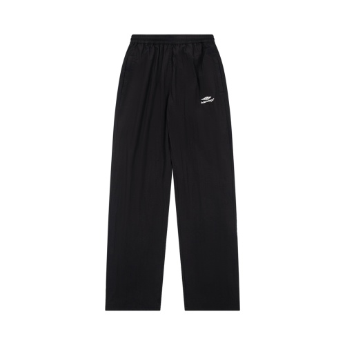 Balenciaga 24ss Black Paris Sport Style Embroidery Logo Pants 1 Balenciaga 24ss Black Paris Sport Style Embroidery Logo Pants