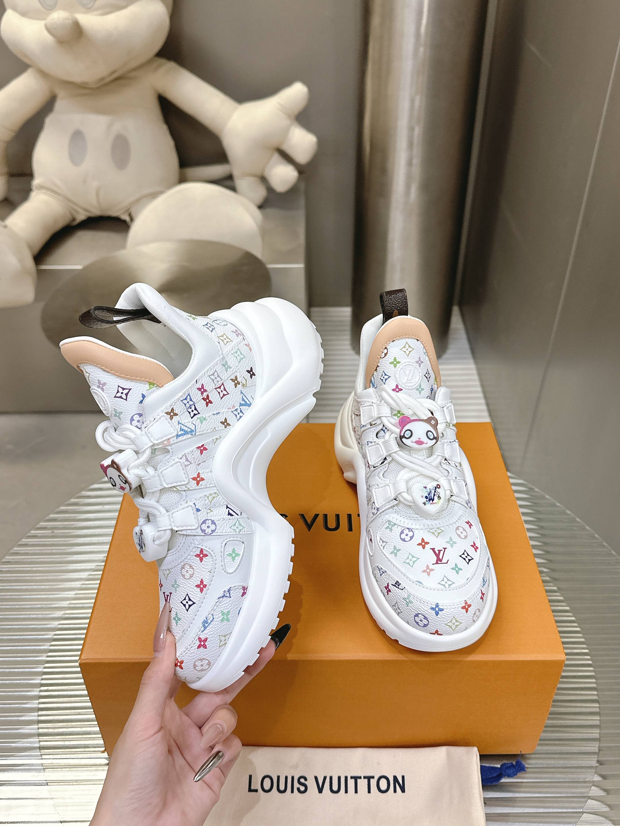 Louis Vuitton Archlight Sneakers White Multi-Color Size 35-40 5 a1741797848703 5723