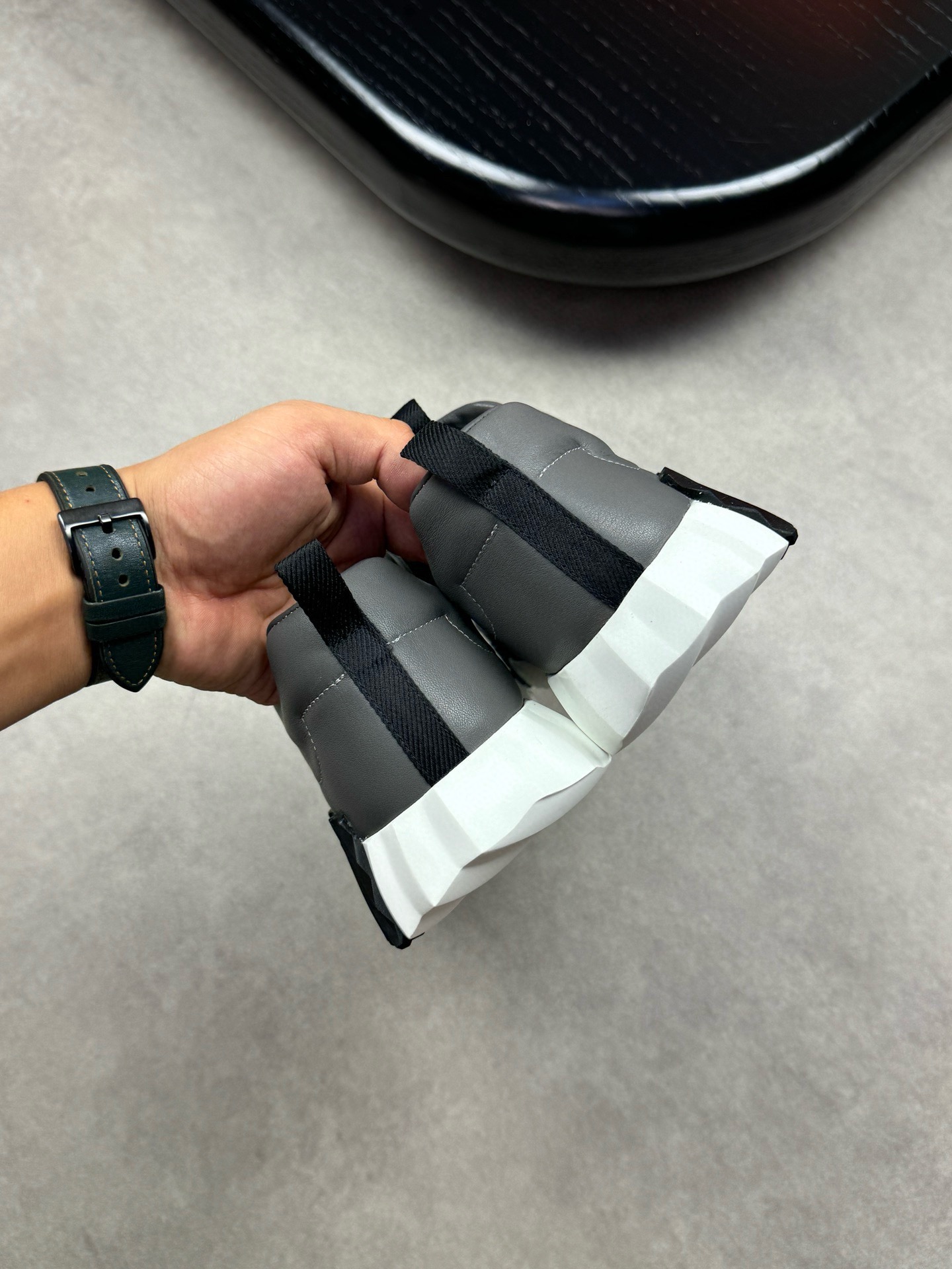 [HERMES] Hermes P230-Calidad de gama alta Original único- Parte superior: piel de becerro napa, leng