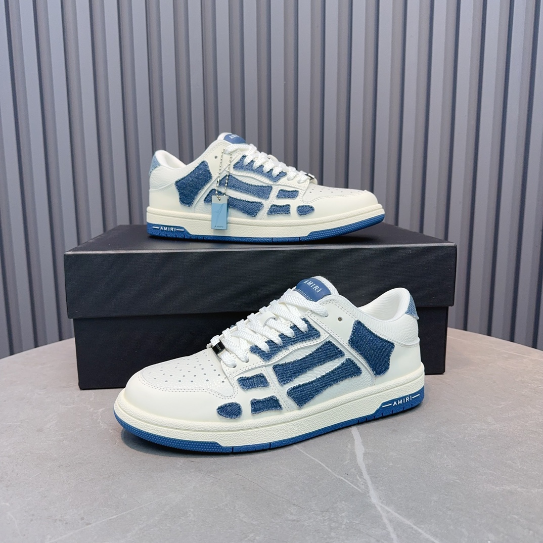 Amiri Bone Runner Sneakers - Low Top, Leather, Stylish, Comfortable Shoes 9 i1714232408 1382 0