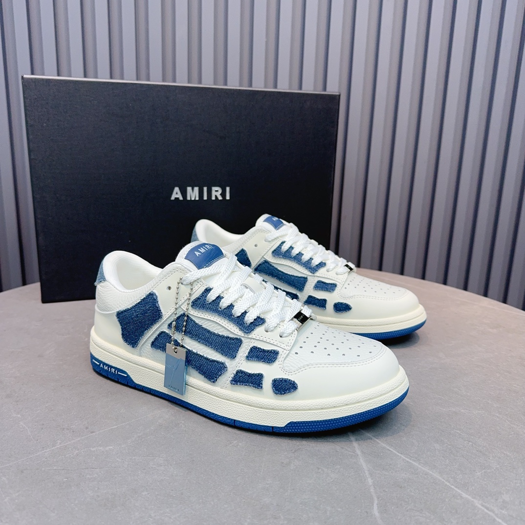 Amiri Bone Runner Sneakers - Low Top, Leather, Stylish, Comfortable Shoes 4 i1714232408 2004 2