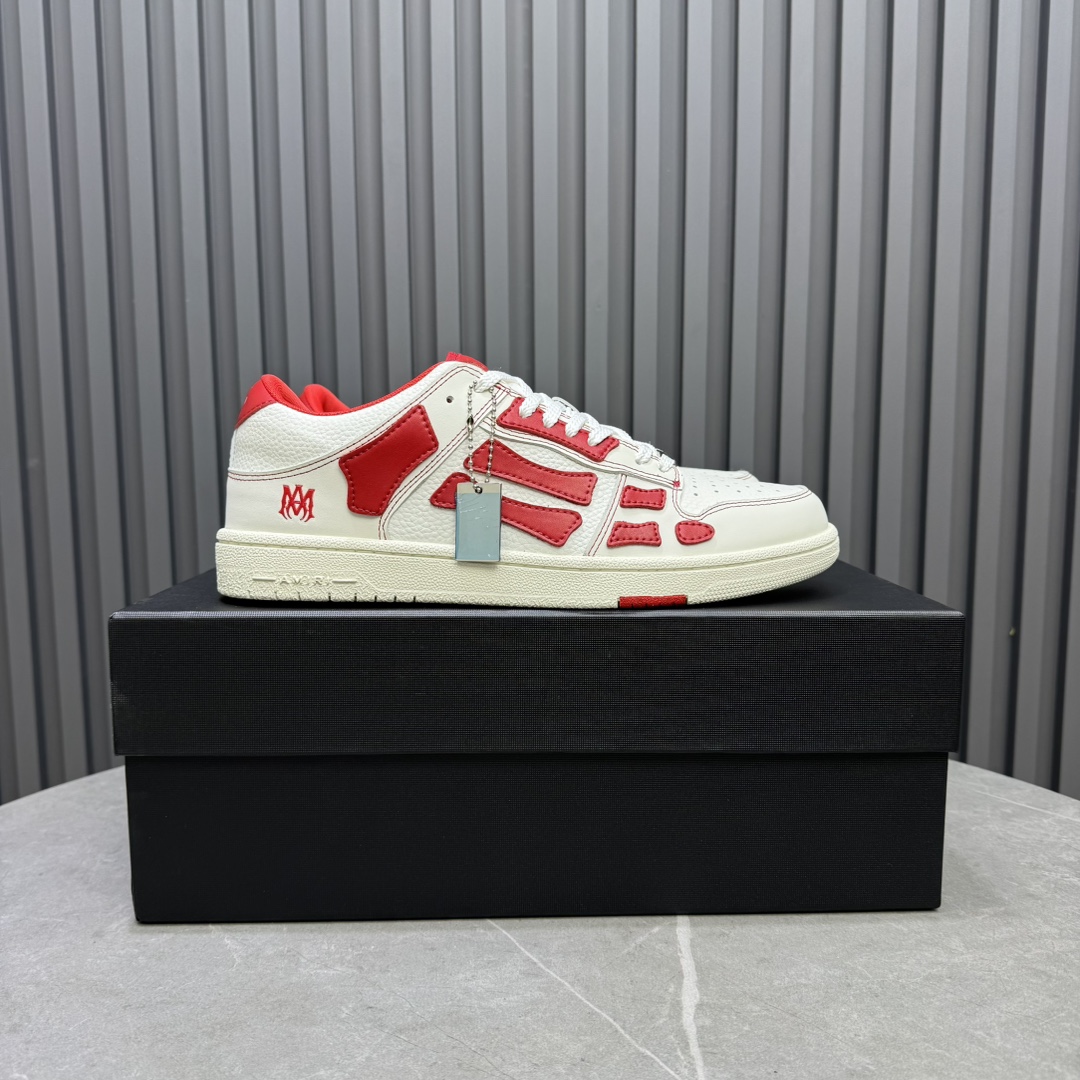 Amiri Bone Runner Sneakers: Leather Upper, Stylish Design, and Comfortable Fit 1 Amiri Bone Runner Sneakers: Leather Upper, Stylish Design, and Comfortable Fit
